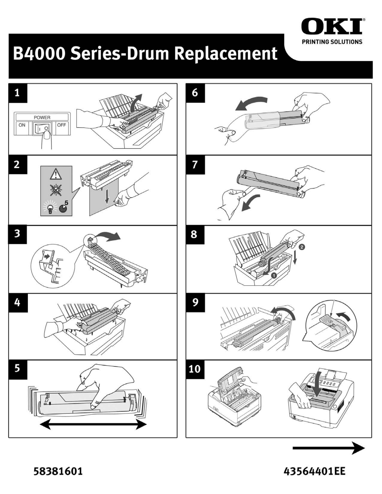 Oki B4500, B4600NPS, B4400N, B4550N, B4600N SETUP GUIDE