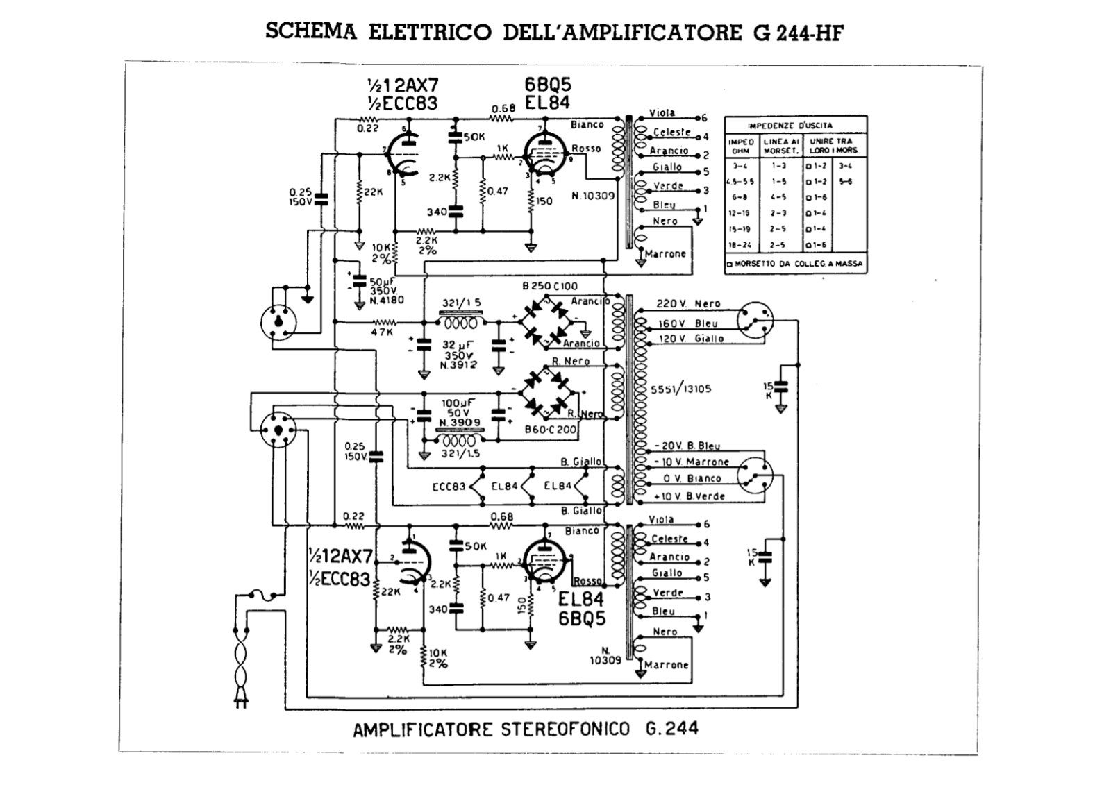 Geloso g244hf schematic