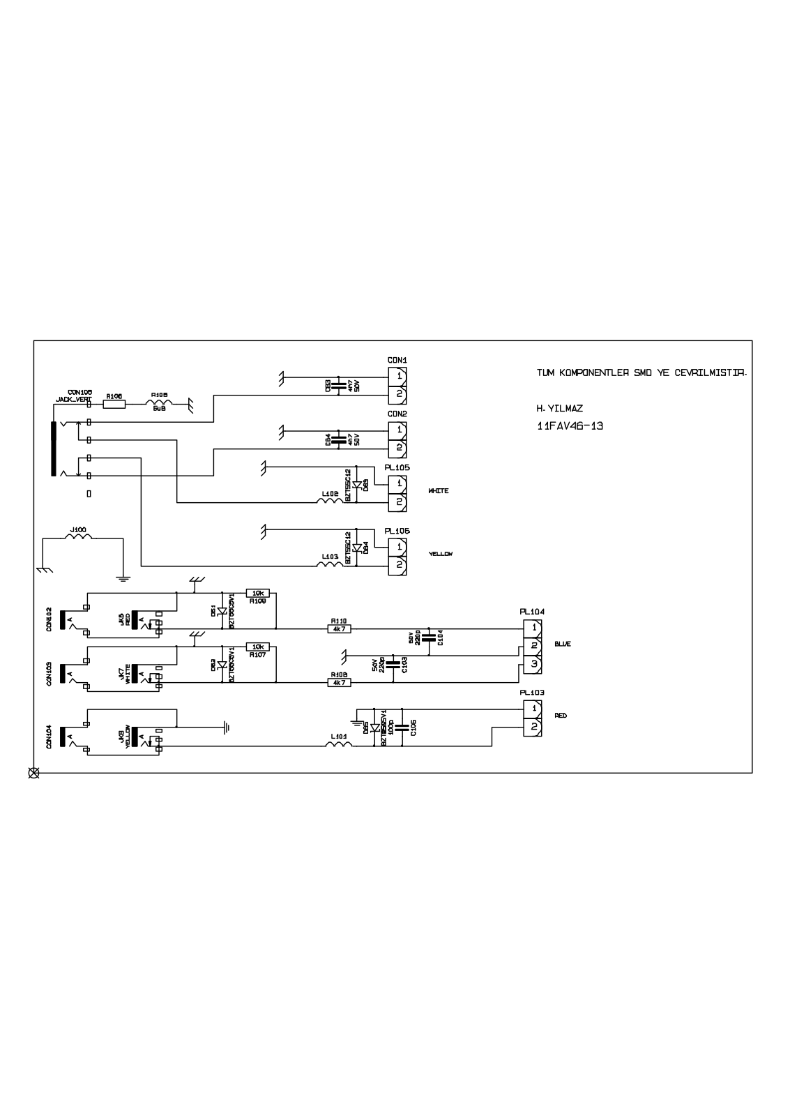 Vestel 11FAV46-13 schematic