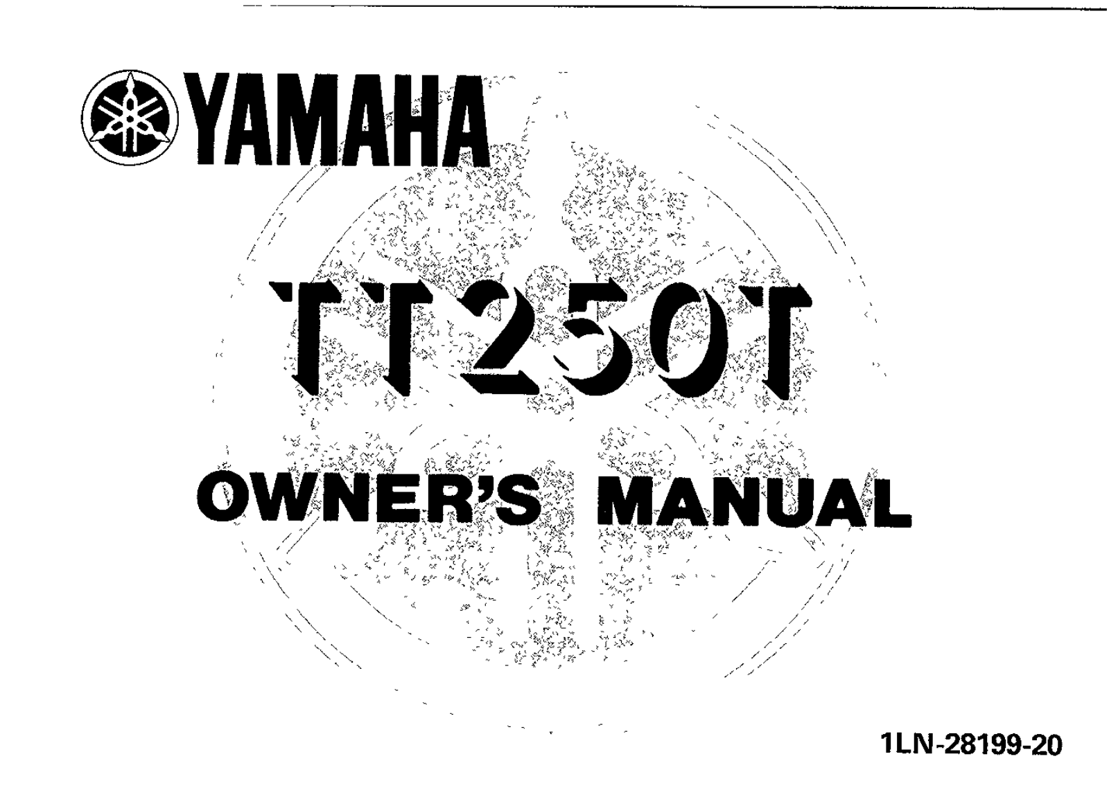 Yamaha TT250 T 1987 Owner's manual