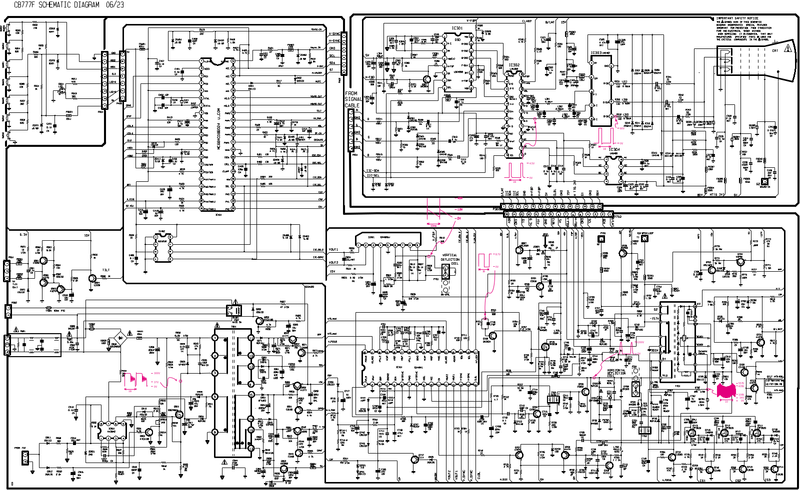 LG 701S, CB778F-NA Schematics