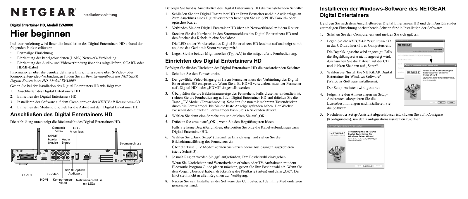 Netgear EVA8000 User Manual