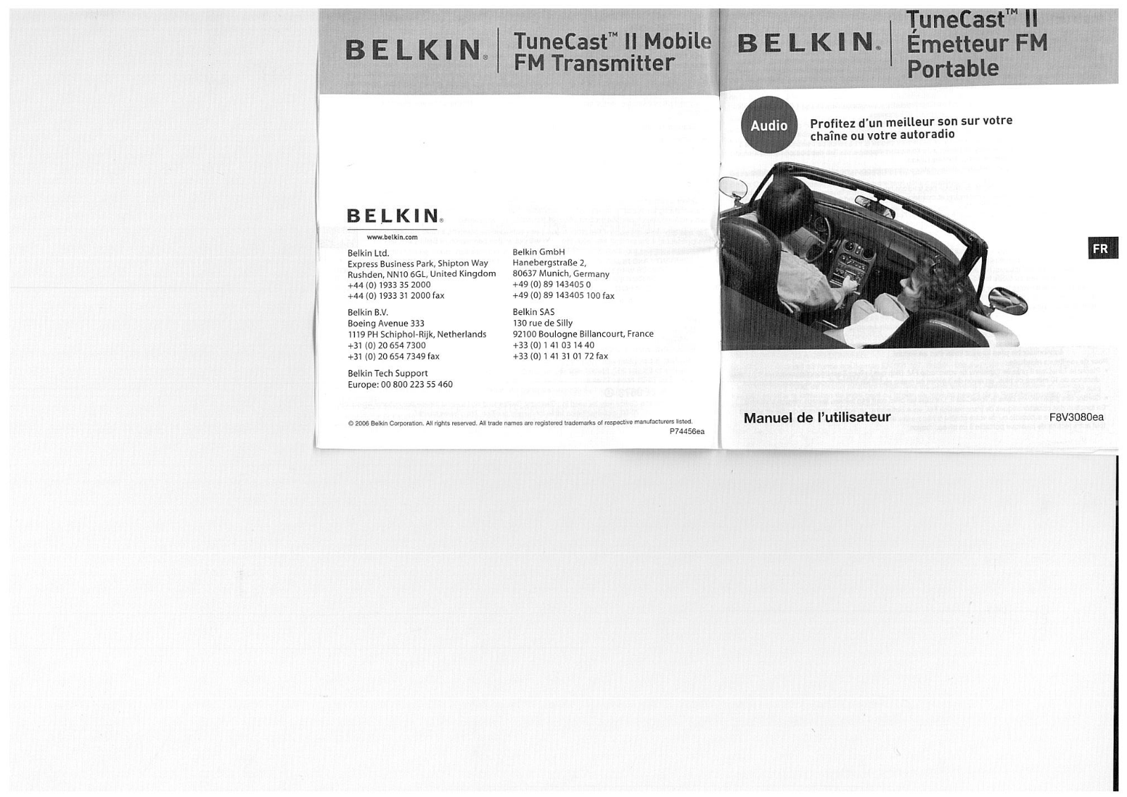 Belkin TuneCast II User manual