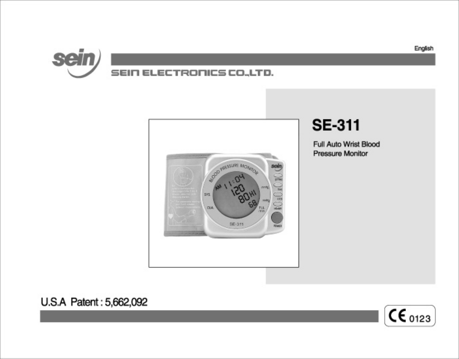 Sein Electronics SE 311 User Manual