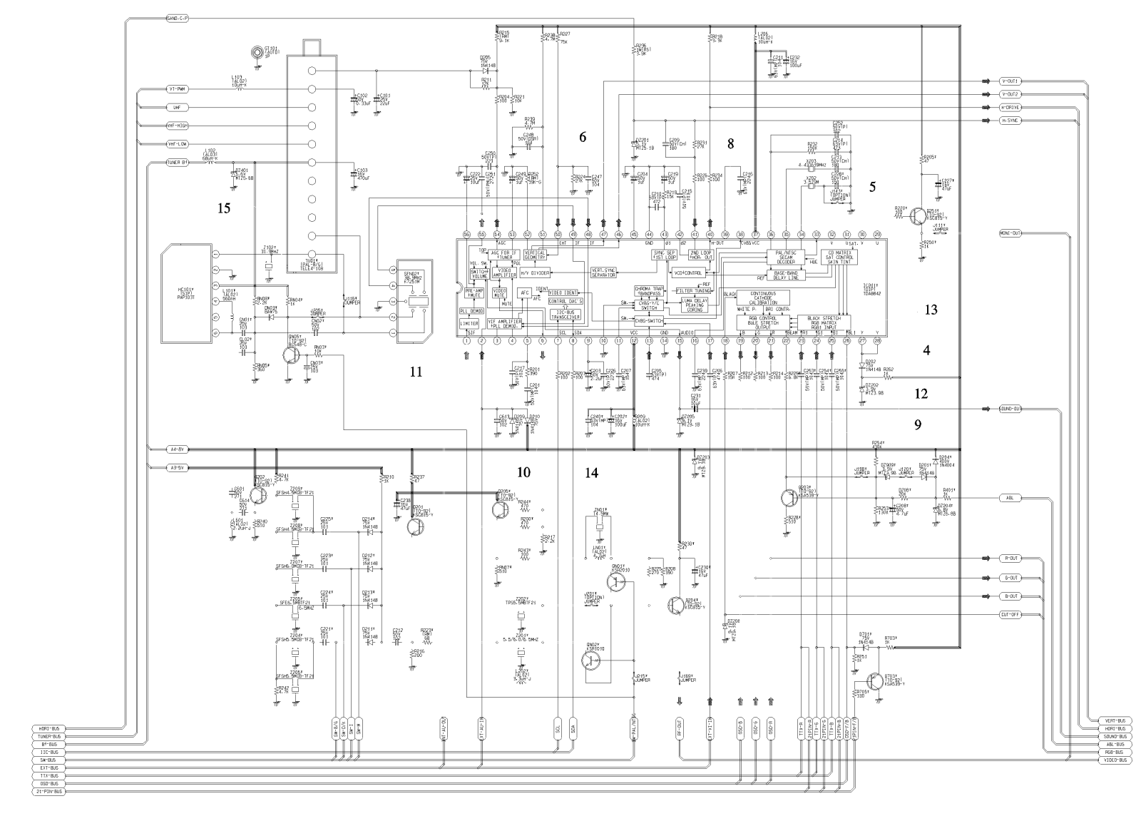 Samsung 1438-20E3 Schematic