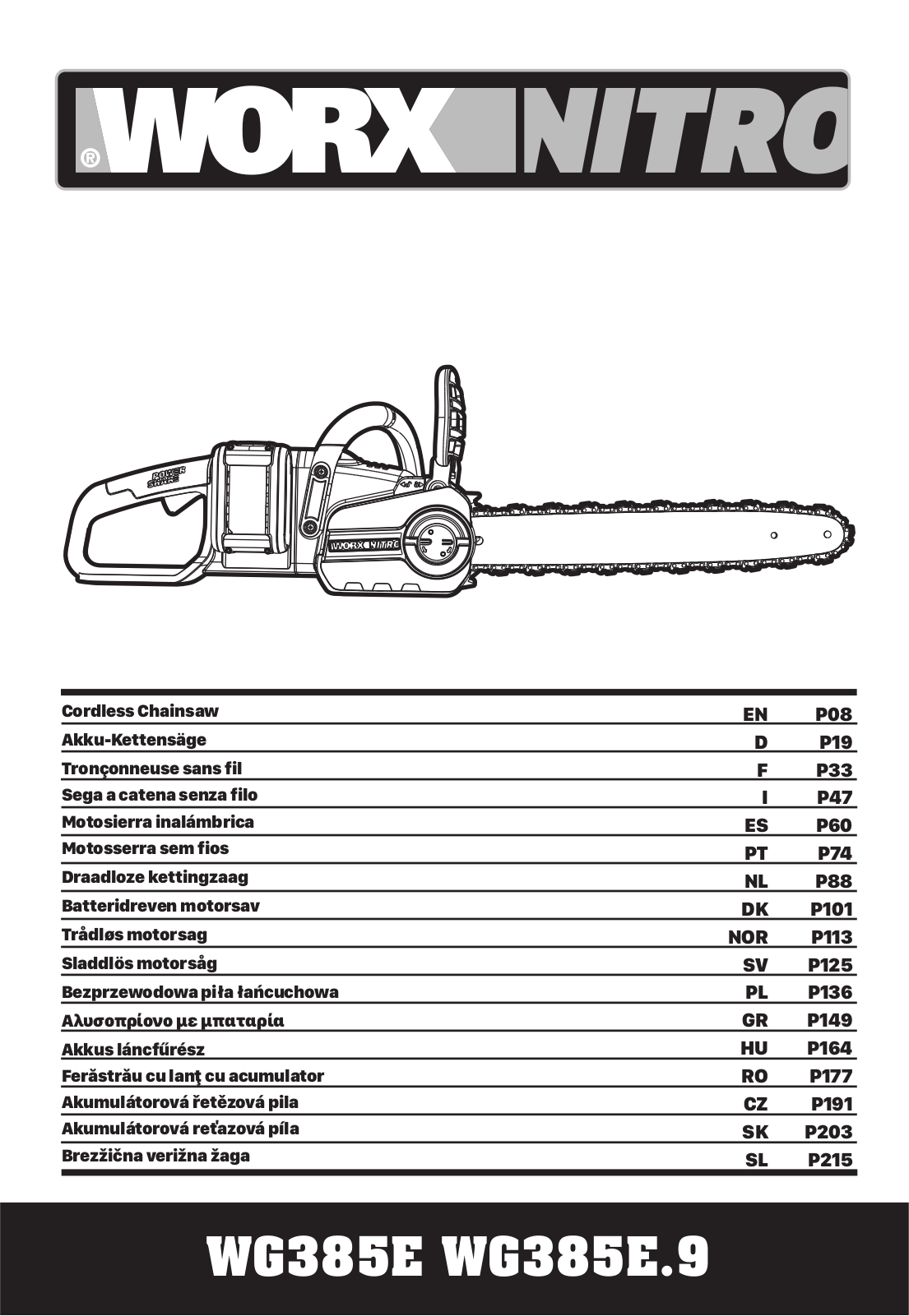 Worx WG385E, WG385E.9 User guide - ManualMachine.com