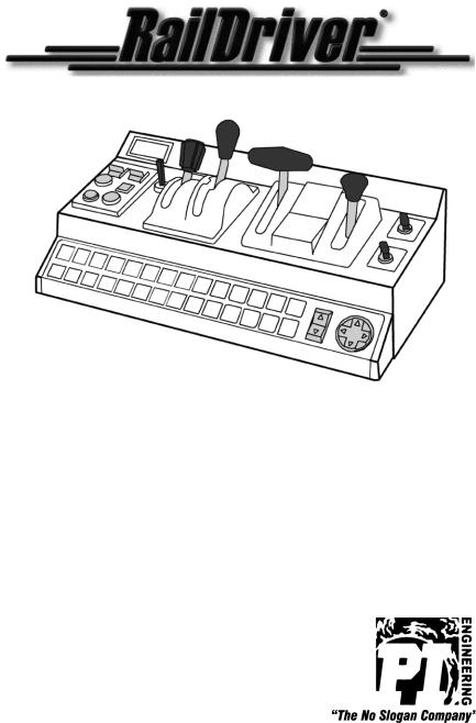 RailDriver Desktop Train Cab Controller User guide