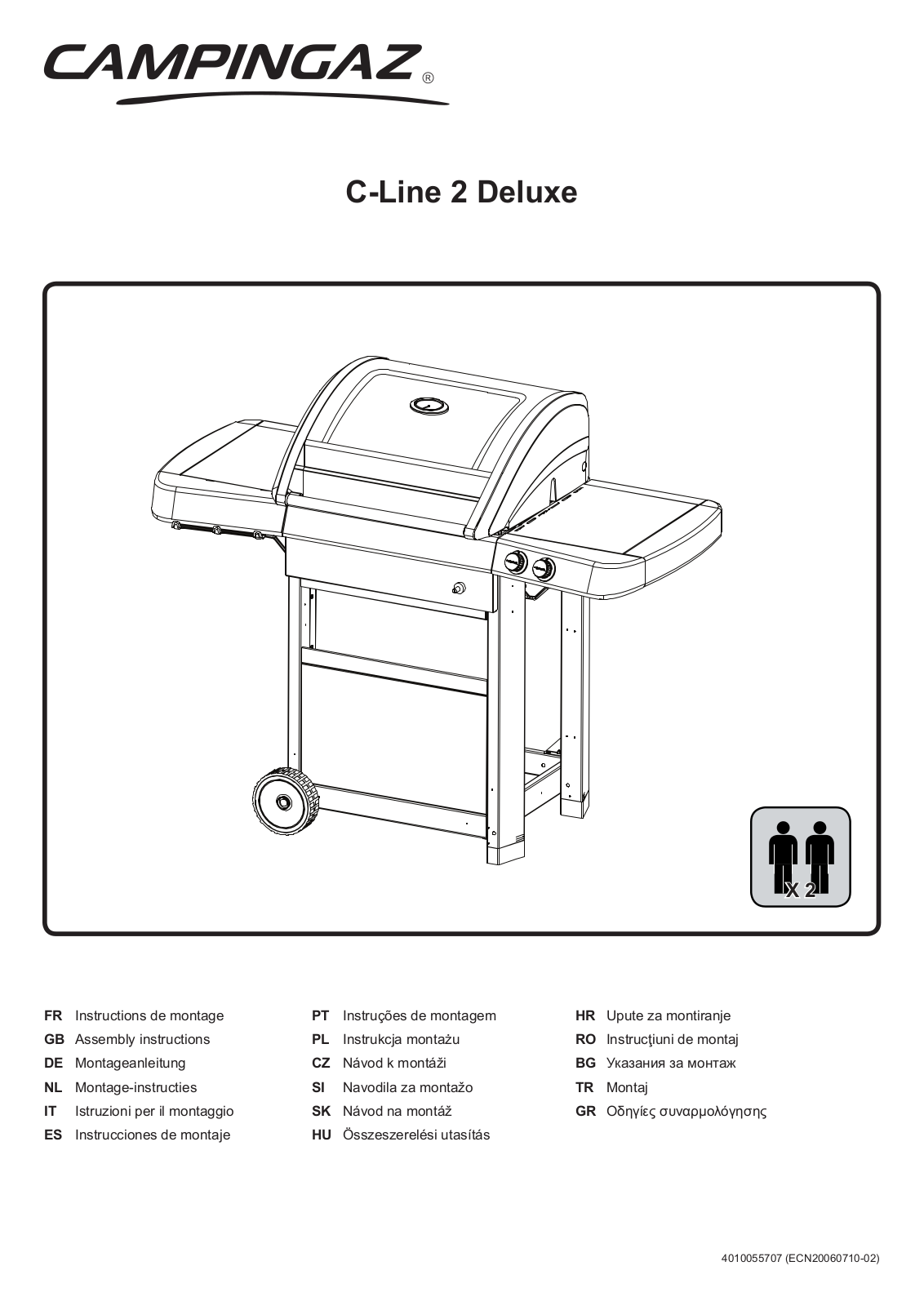 Campingaz C-line 2 DLX User Manual