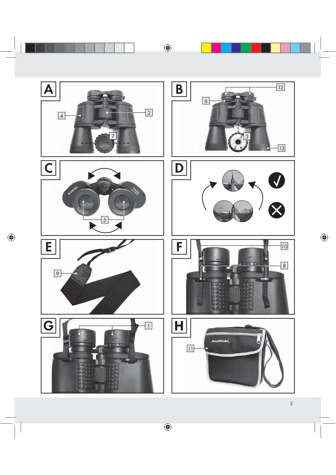 Auriol BINOCULARS User Manual