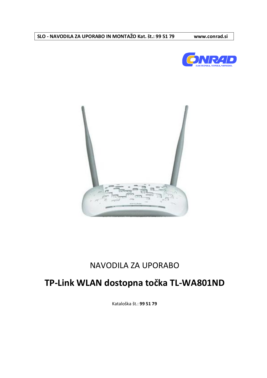 TP-LINK TL-WA801ND User guide