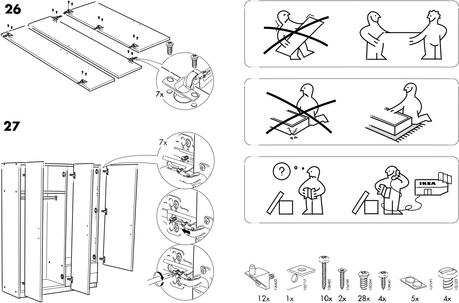 Ikea KULLEN ASSEMBLY User Manual
