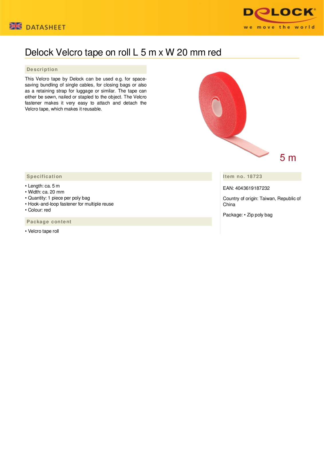 DELOCK 18723 Datasheet - ManualMachine.com