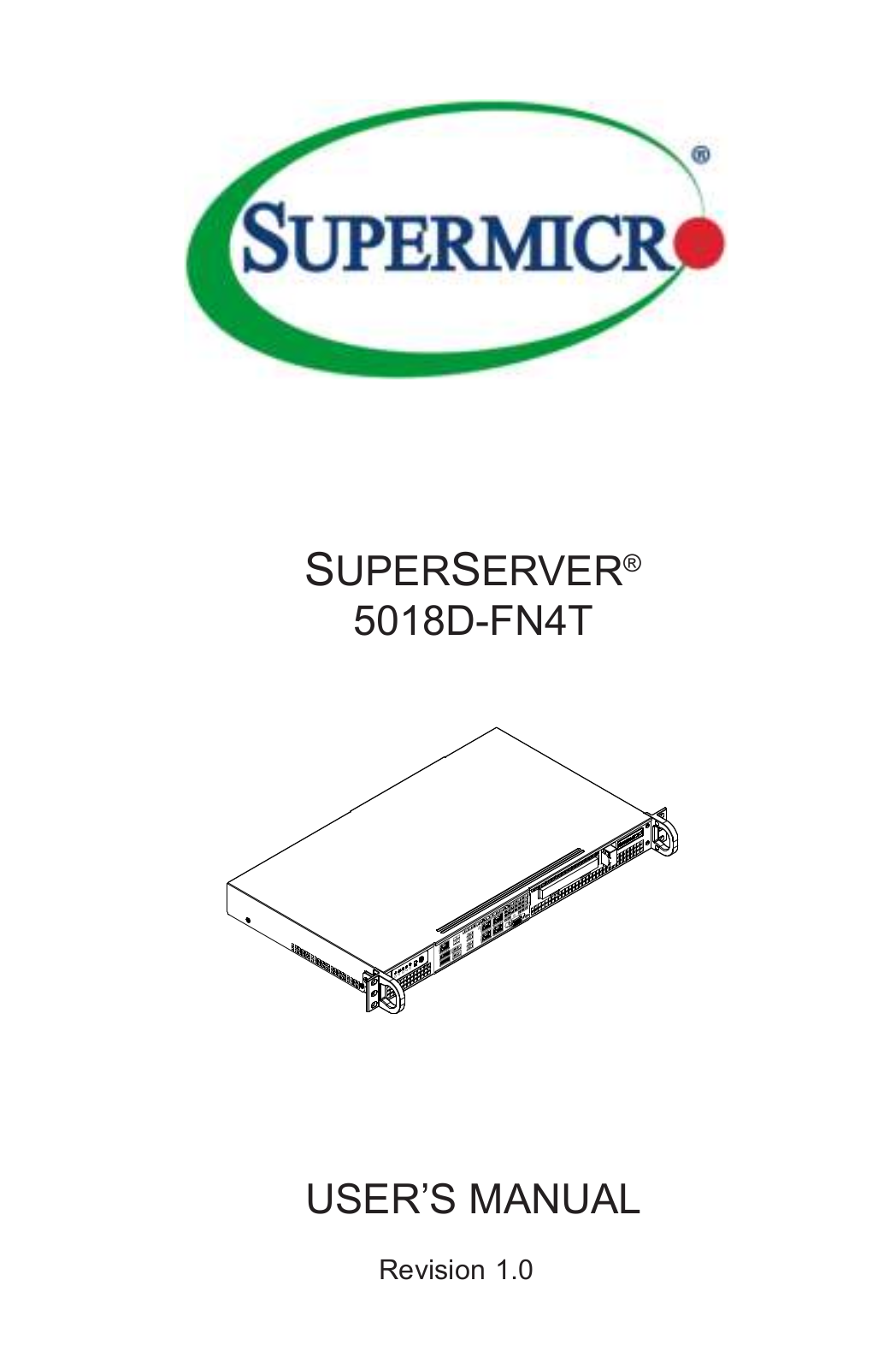 Super Micro 5018D-FN4T User Manual