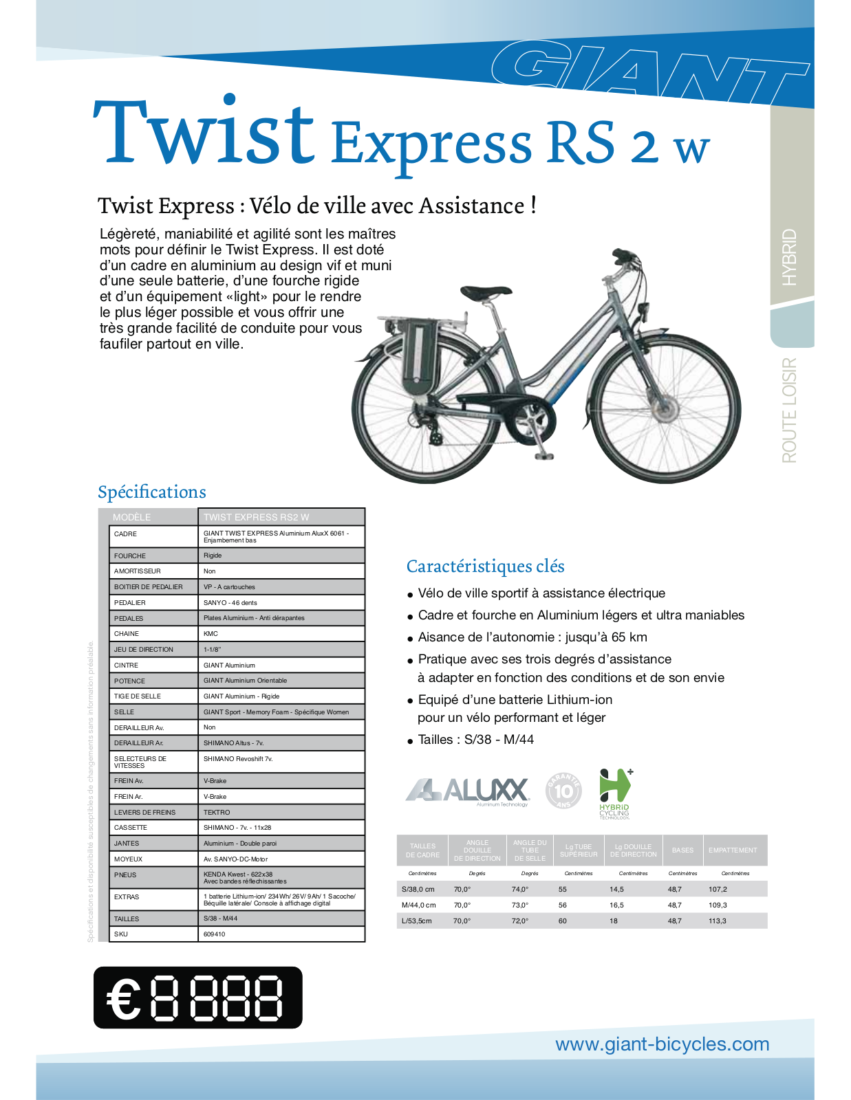 GIANT Twist Elegance CS User Manual