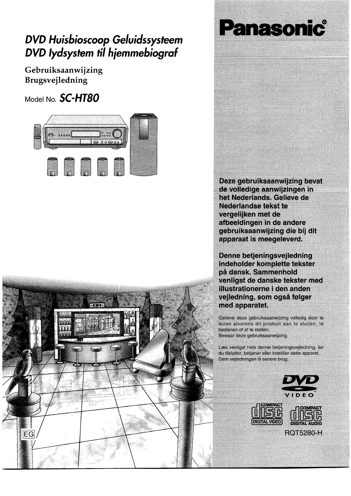 Panasonic SC-HT80 User Manual