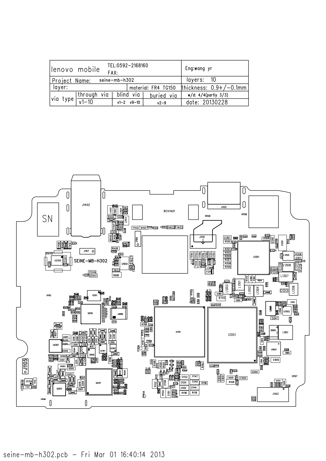 Lenovo S920 schematic diagram and service manual