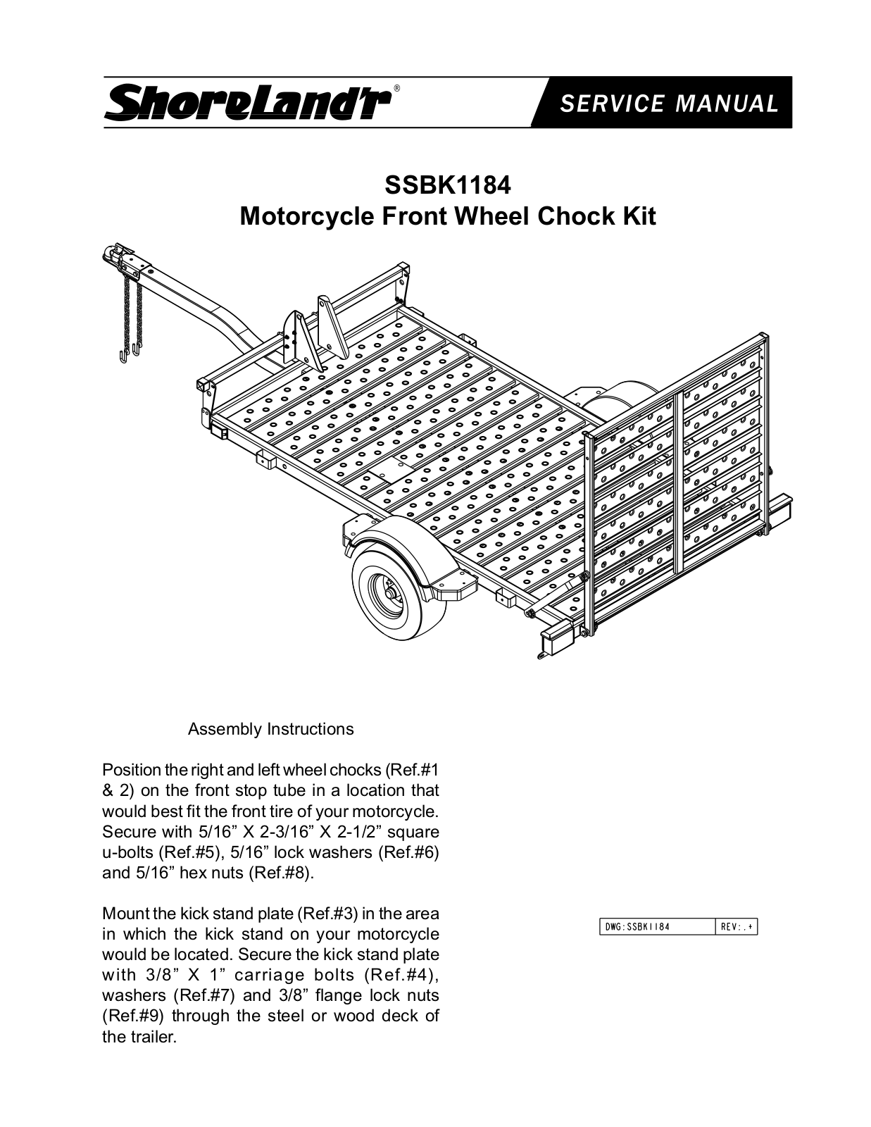 ShoreLand'r SSBK1184 User Manual