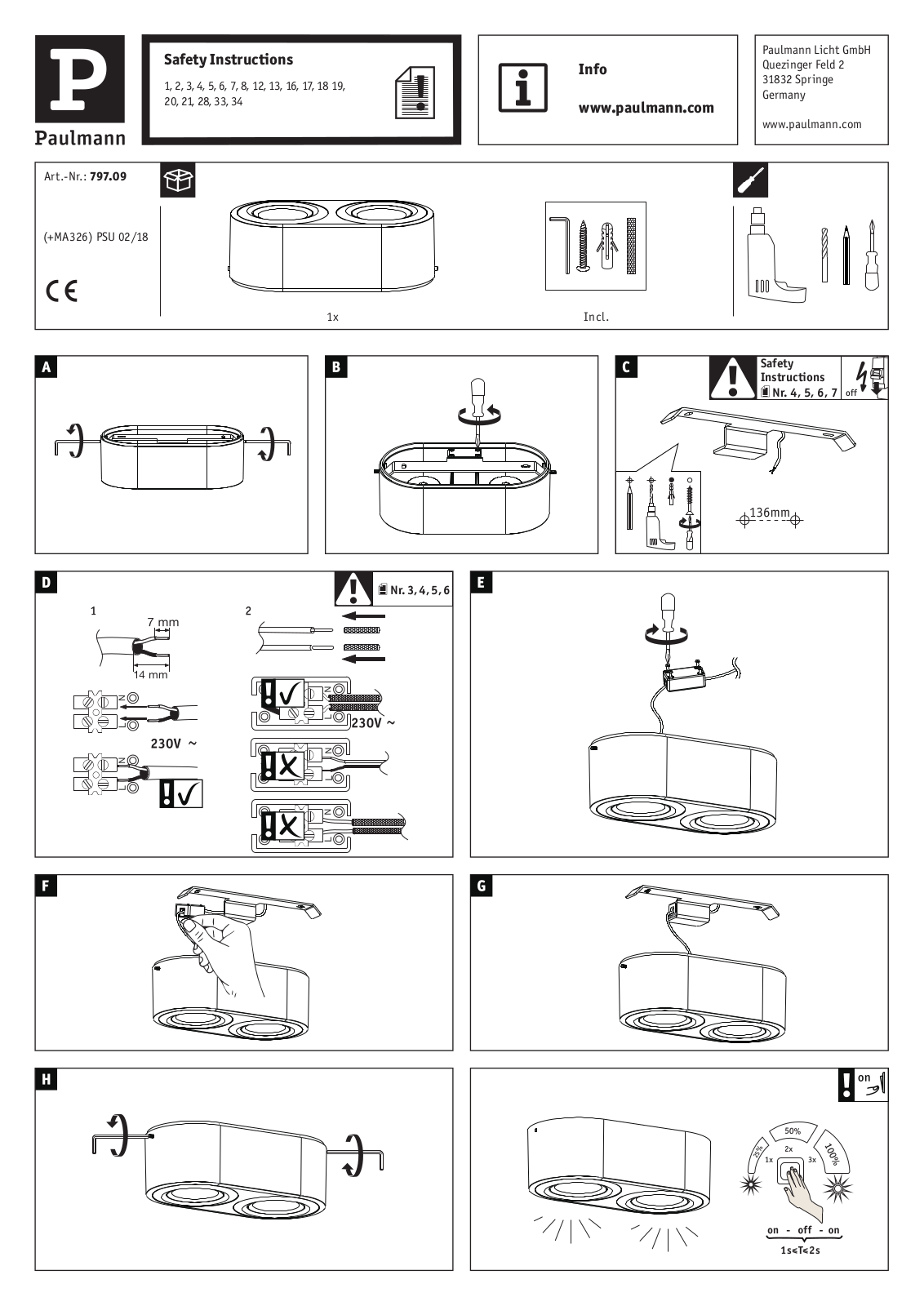 Paulmann 797.09 User Manual - ManualMachine.com
