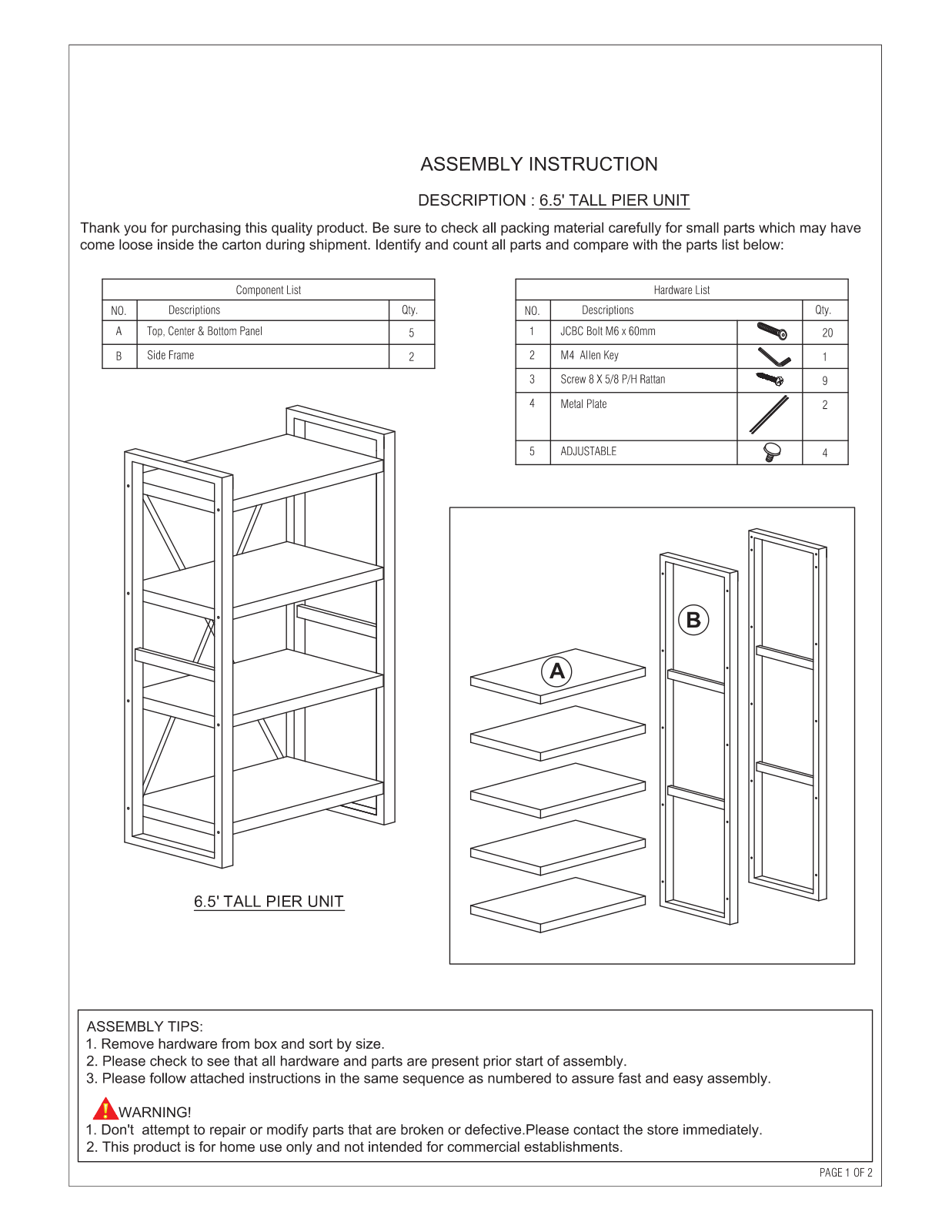 Foundstone UNRS5749 Assembly Instruction - ManualMachine.com