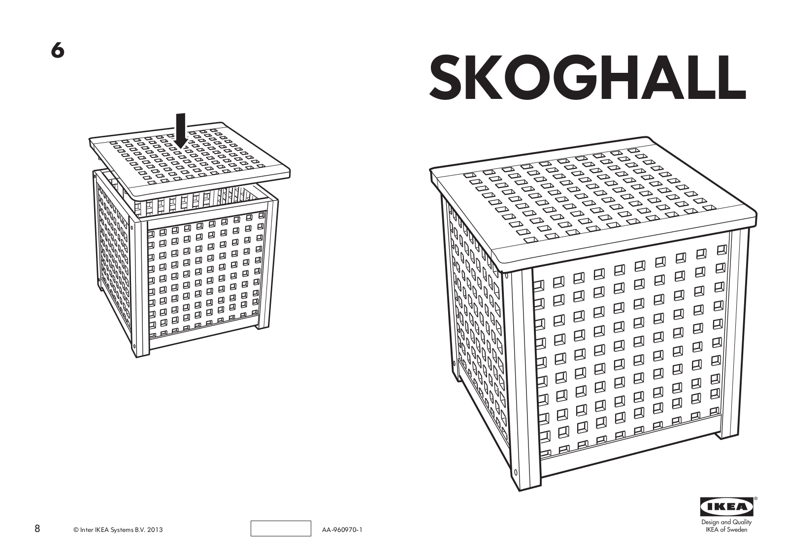 IKEA SKOGHALL User Manual