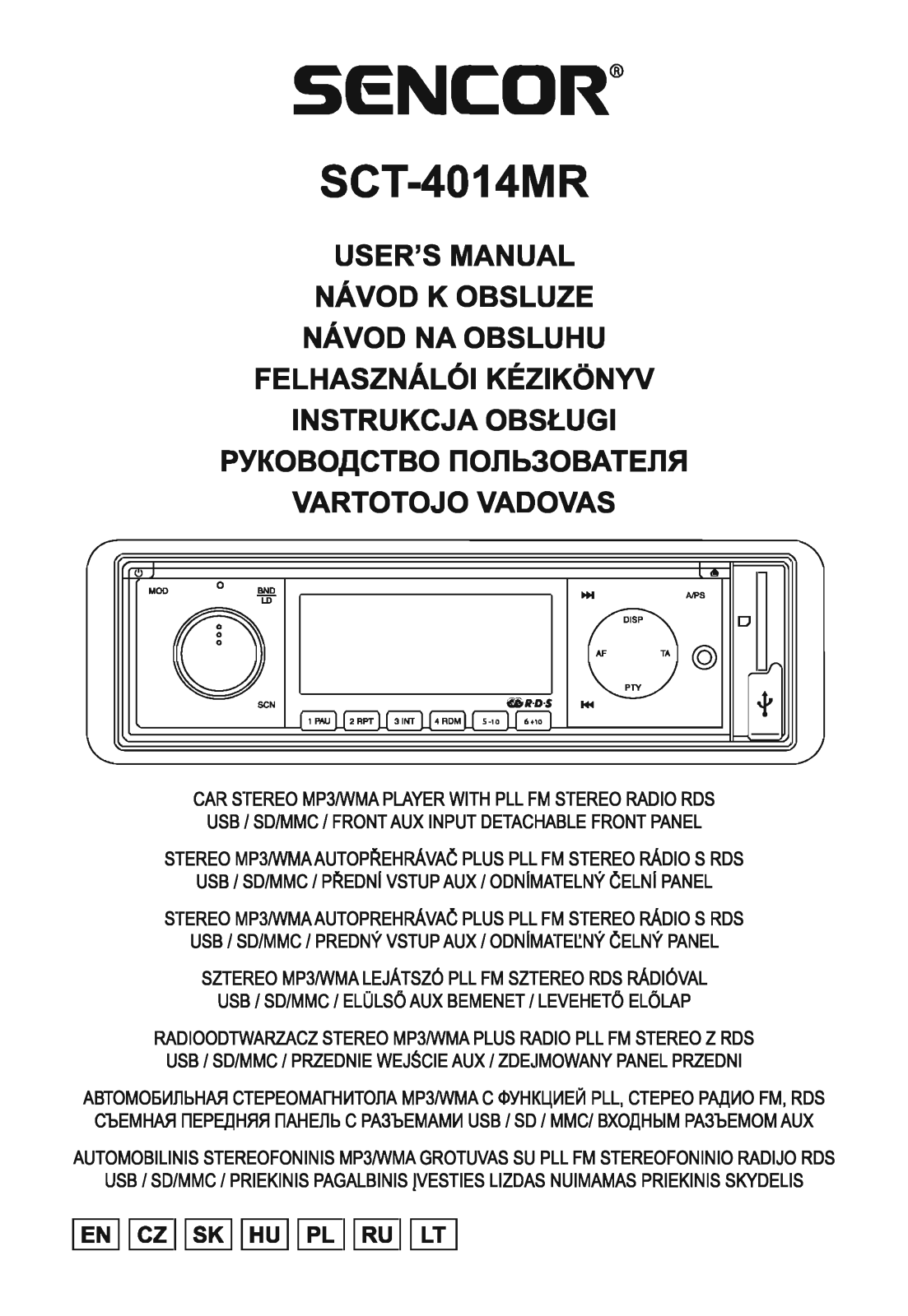 Sencor SCT 4014MR User Manual