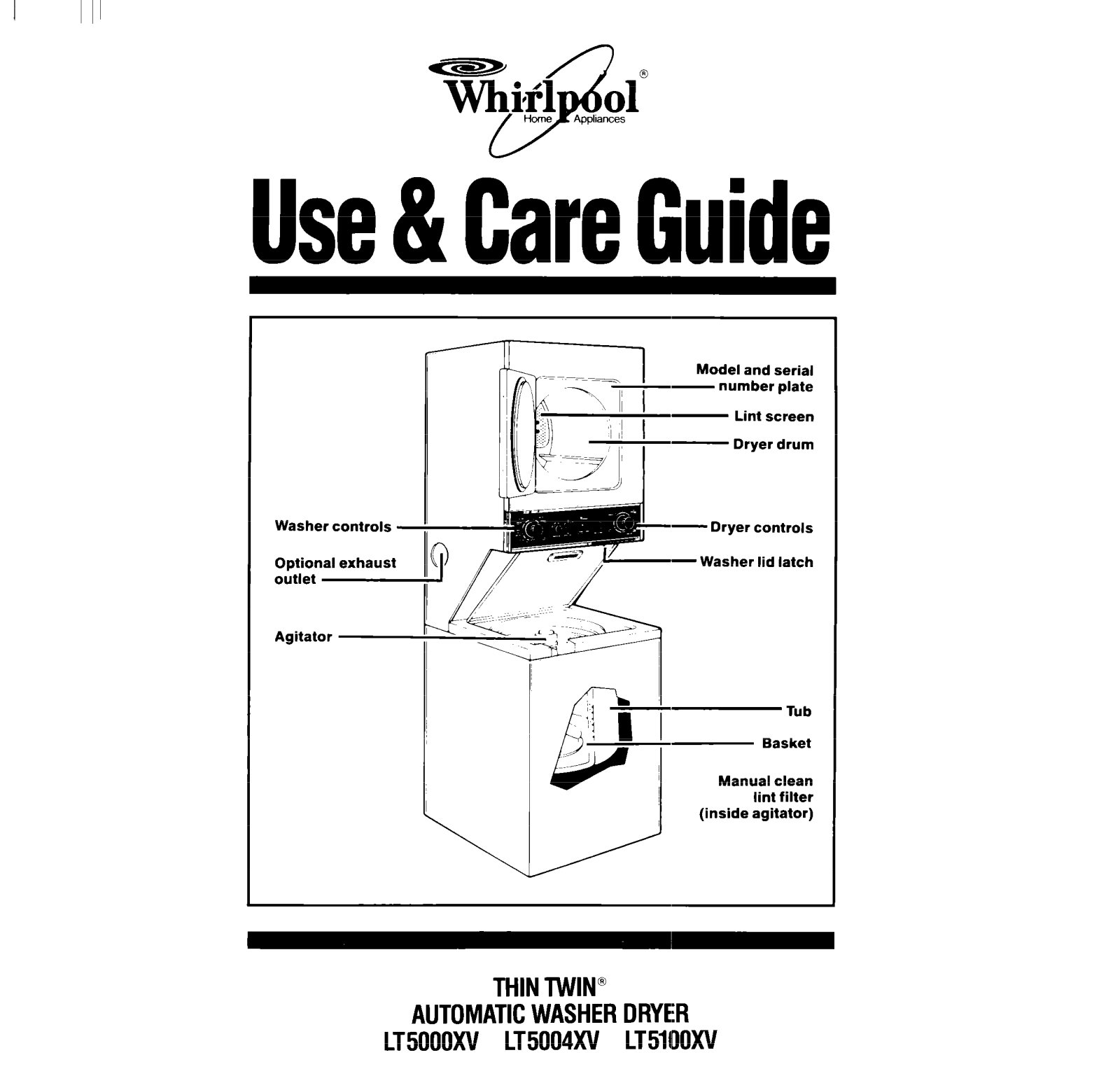 Whirlpool LT5100XV, LT5000XV User Manual - ManualMachine.com
