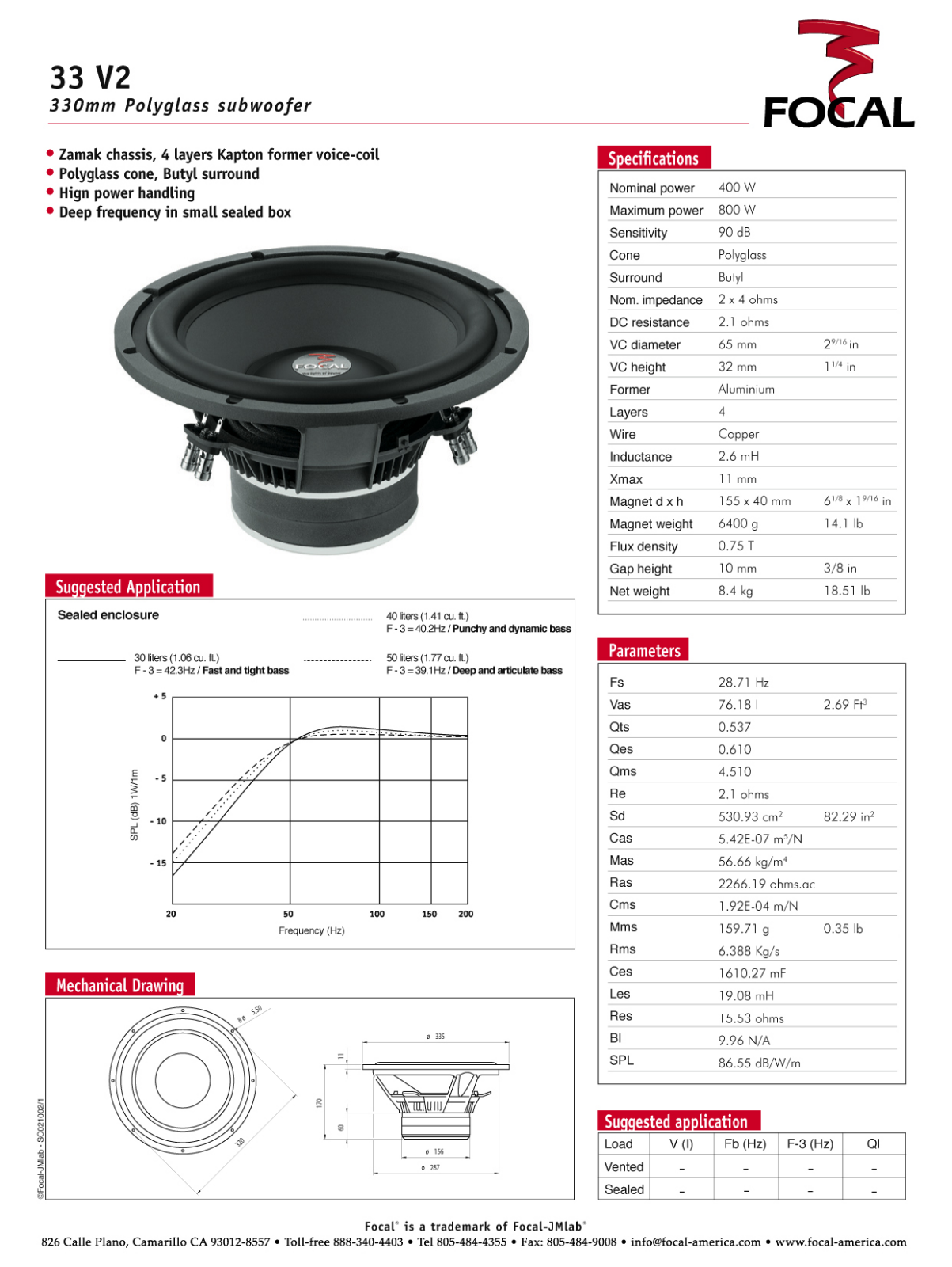 Focal 33 V2 User Manual