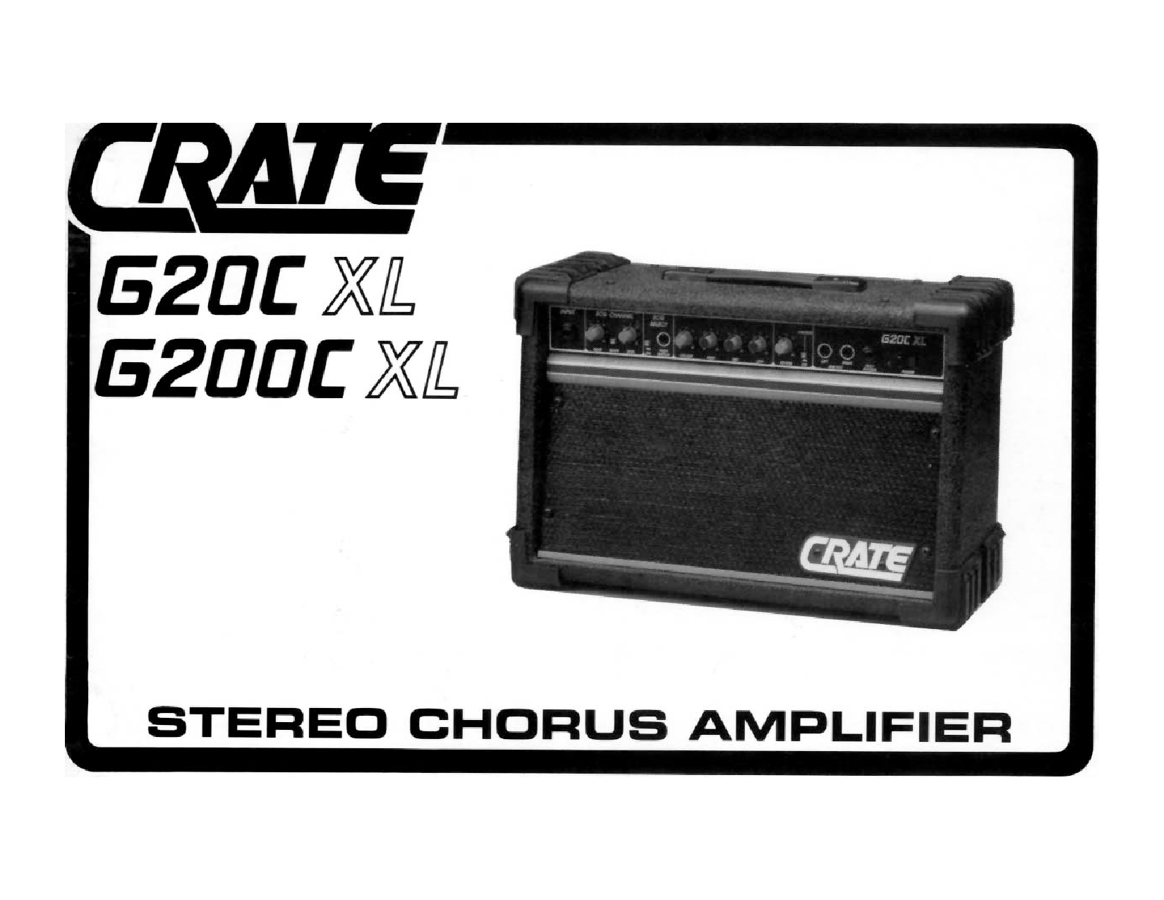 Crate Amplifiers G20CXL, G200CXL User Manual