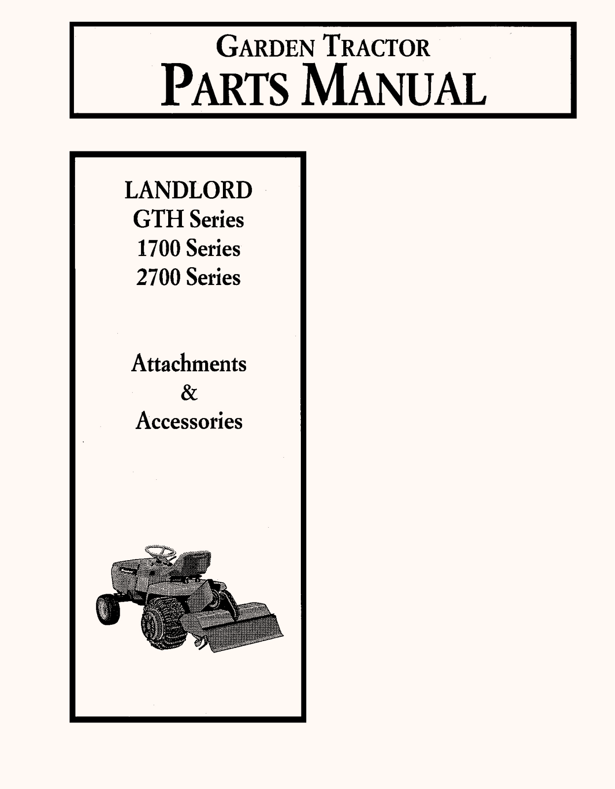 Snapper GTH User Manual