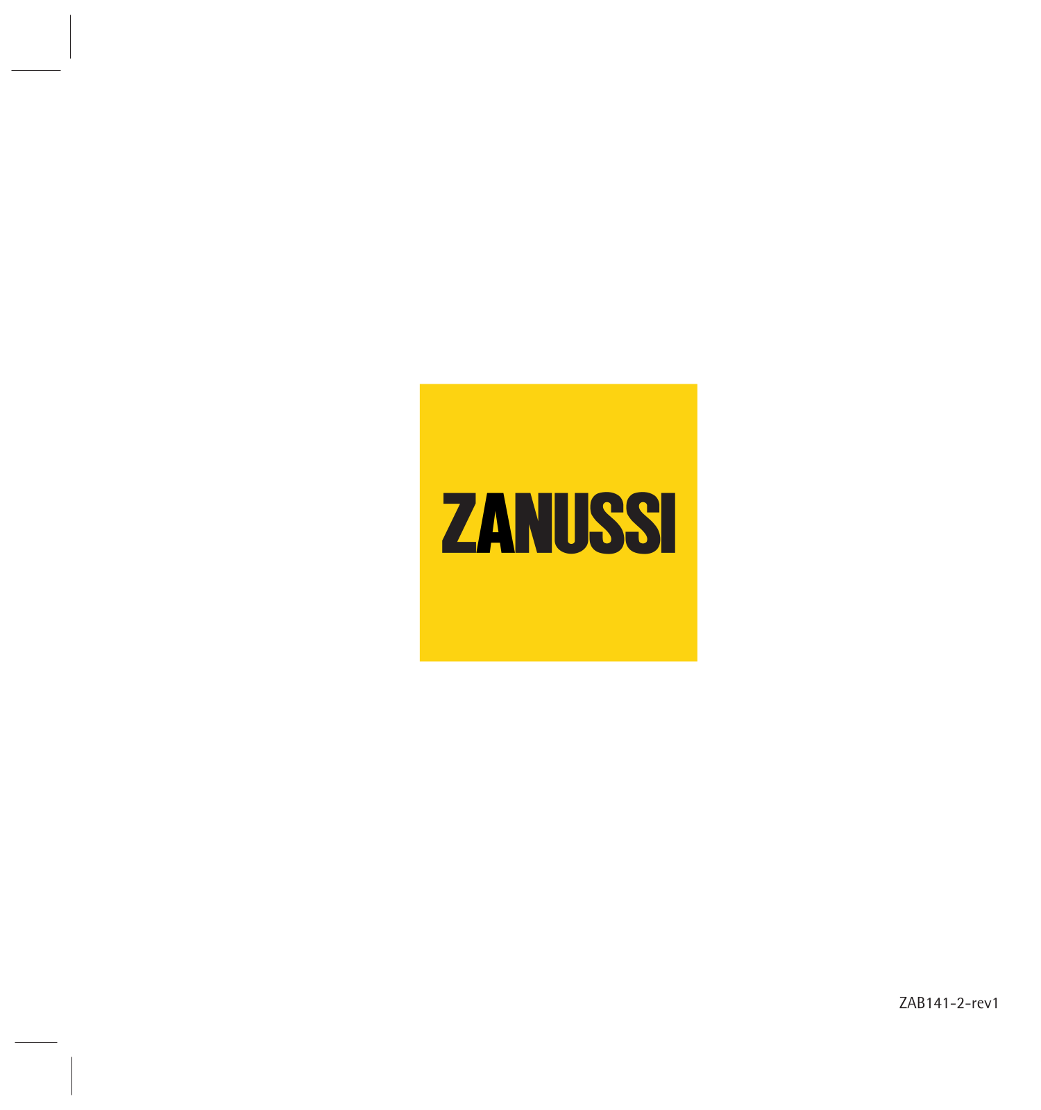 Zanussi ZAB1411 User Manual