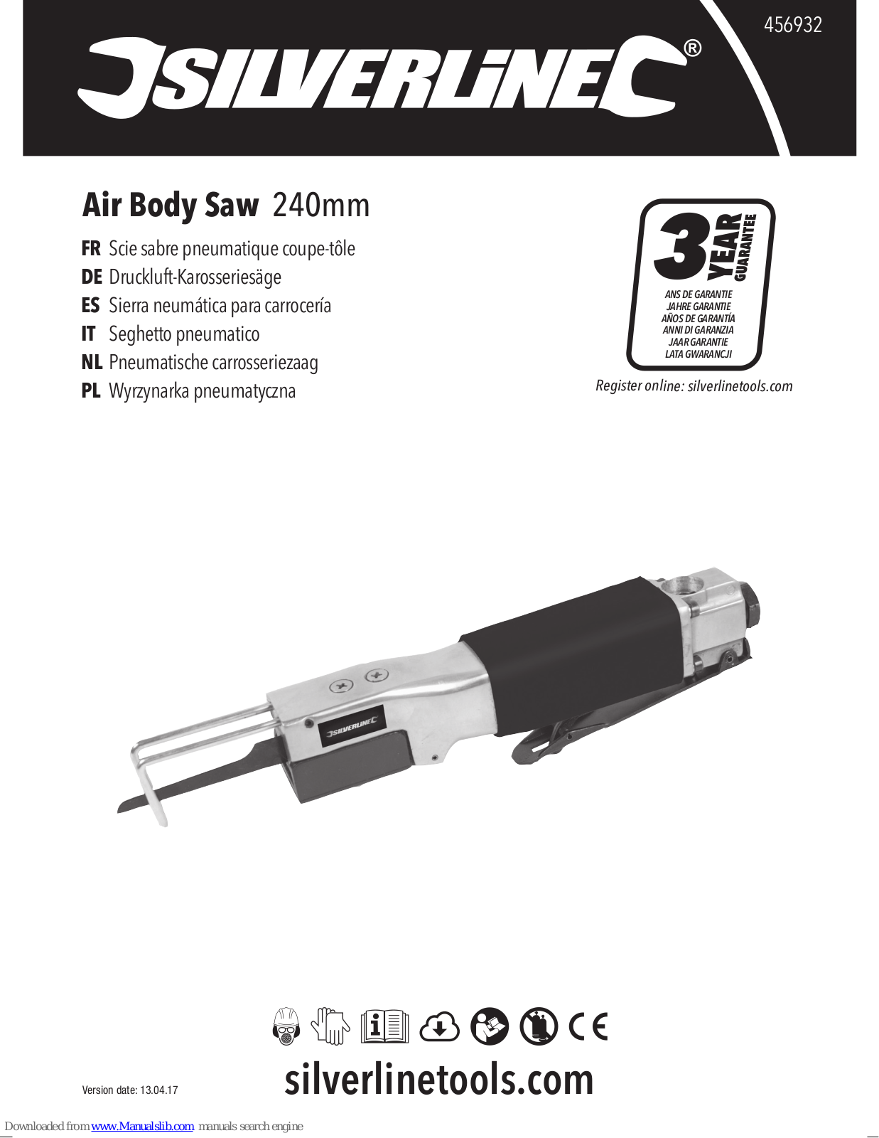 Silverline 456932 Original Instructions Manual