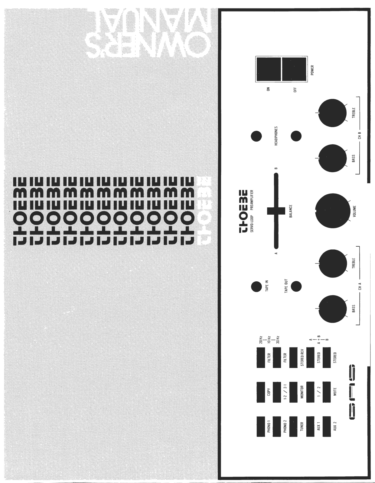 Thoebe Servo-Loop Preamplifier Owner's Manual - ManualMachine.com