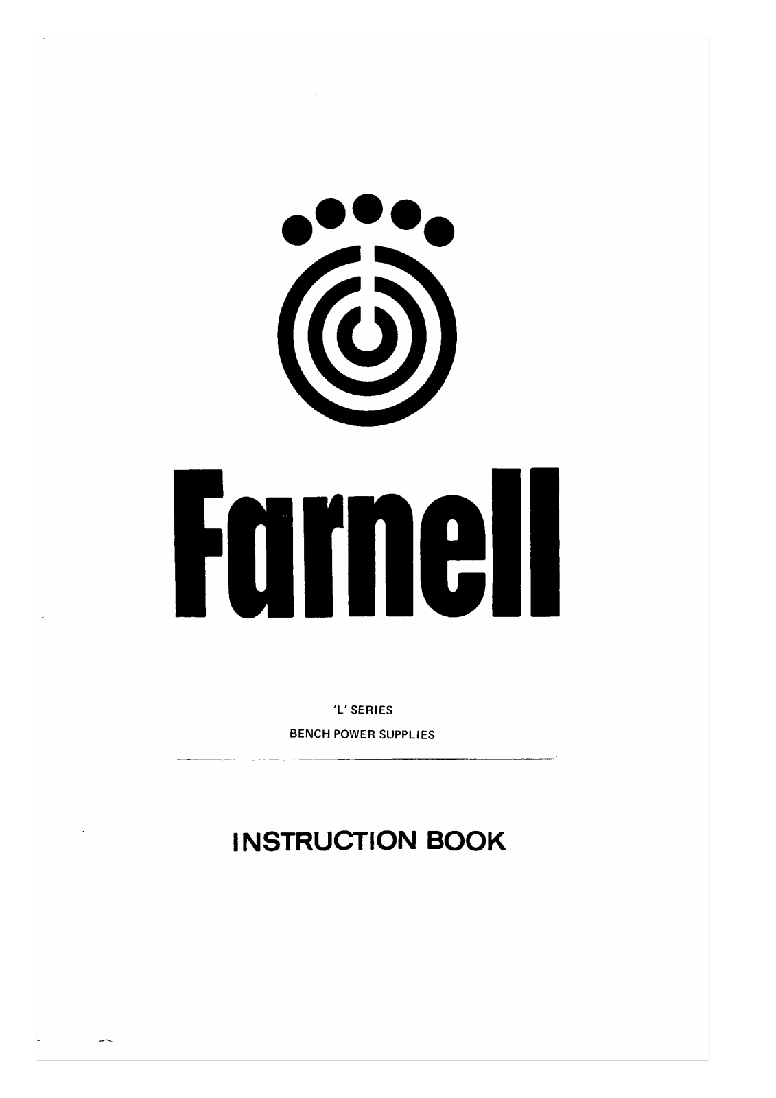 Farnell LT 30 Service manual