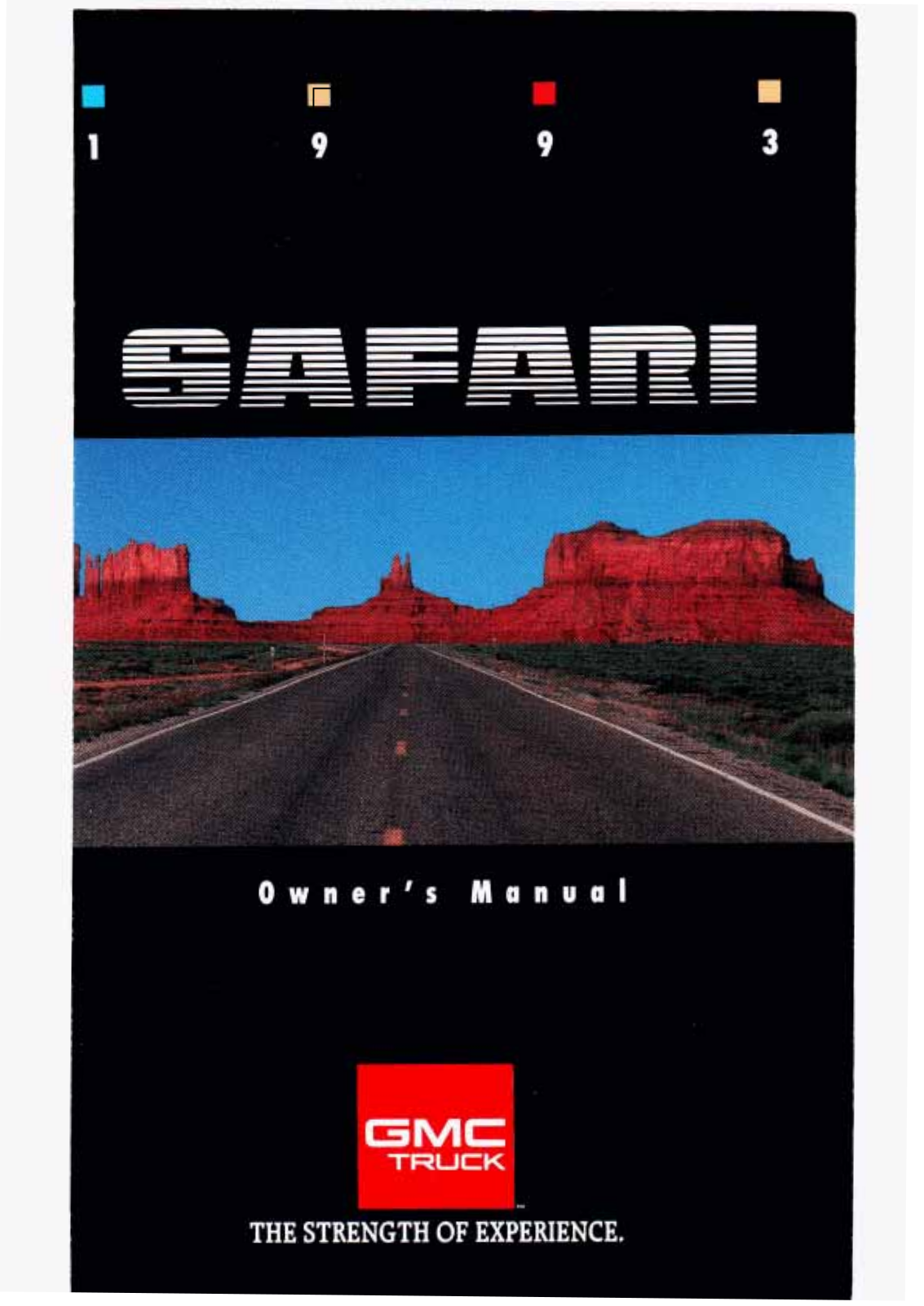 Gmc Safari 1993 User Manual