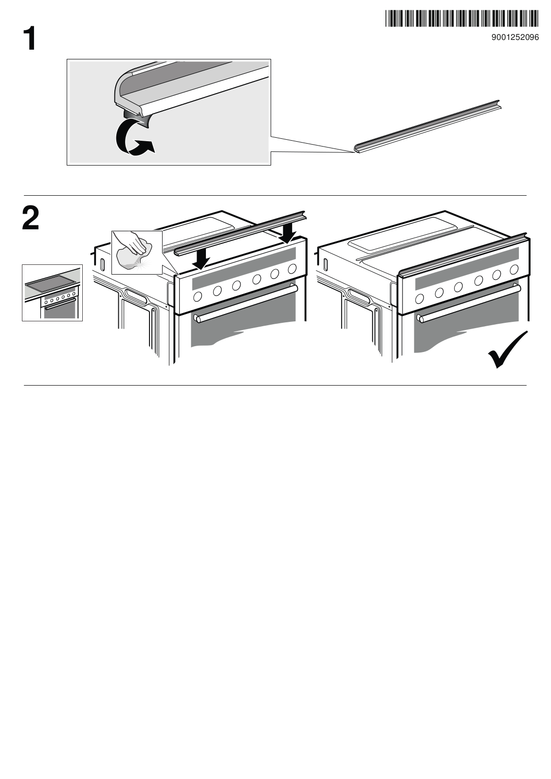 SIEMENS HE213ABS0 Assembly instructions