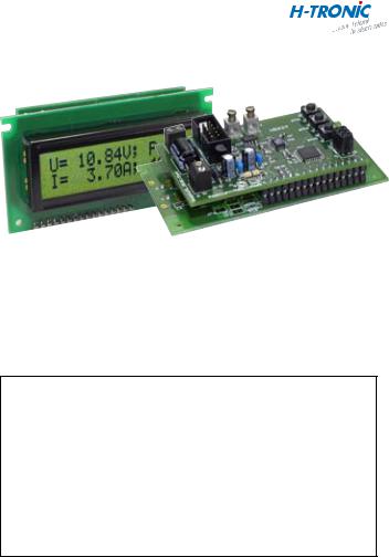 H-Tronic Power-Meter User guide