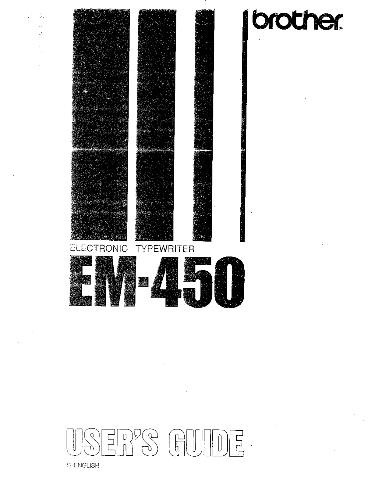 Brother EM-450 Owner's Manual