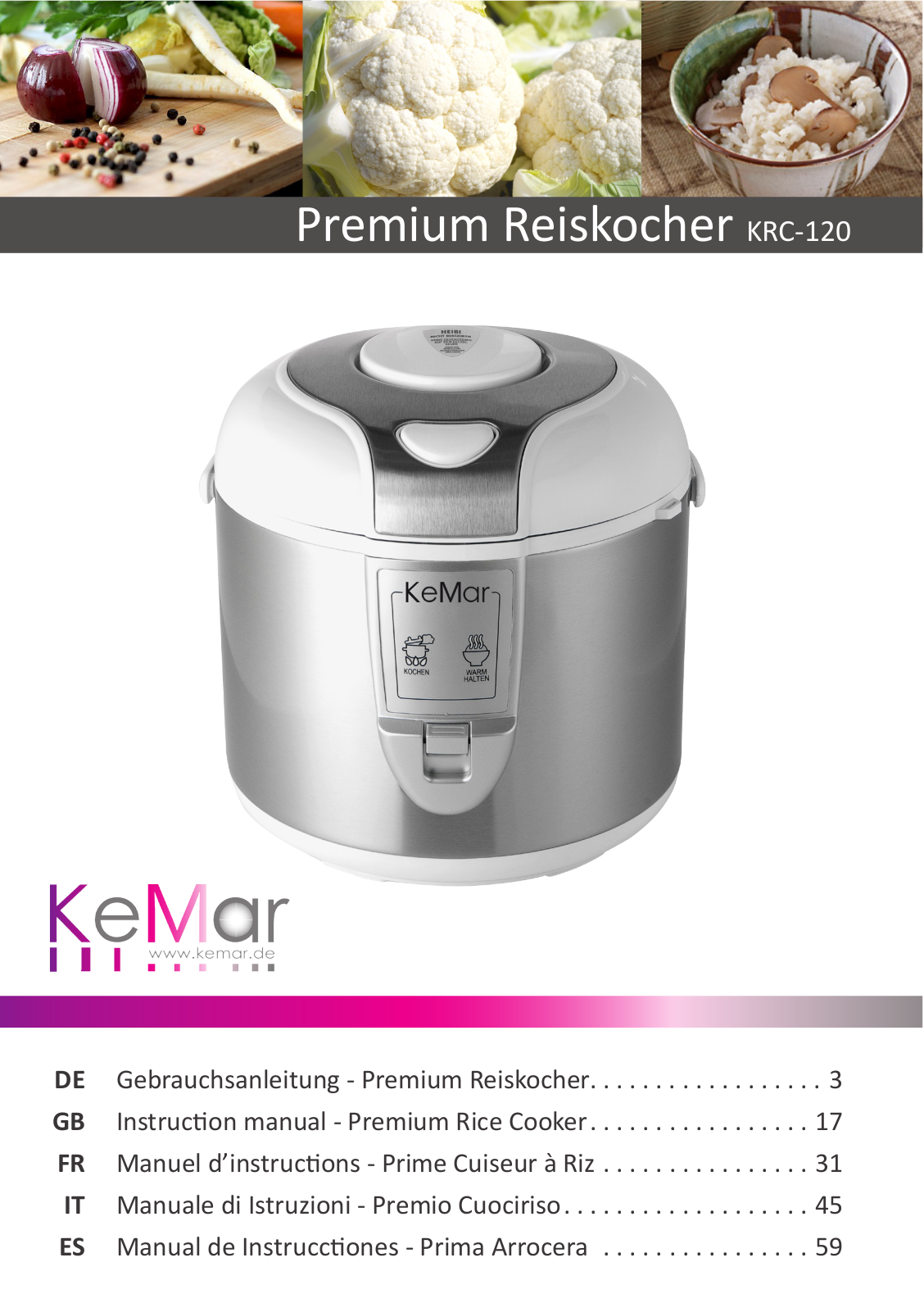 KeMar KRC-120 User Manual