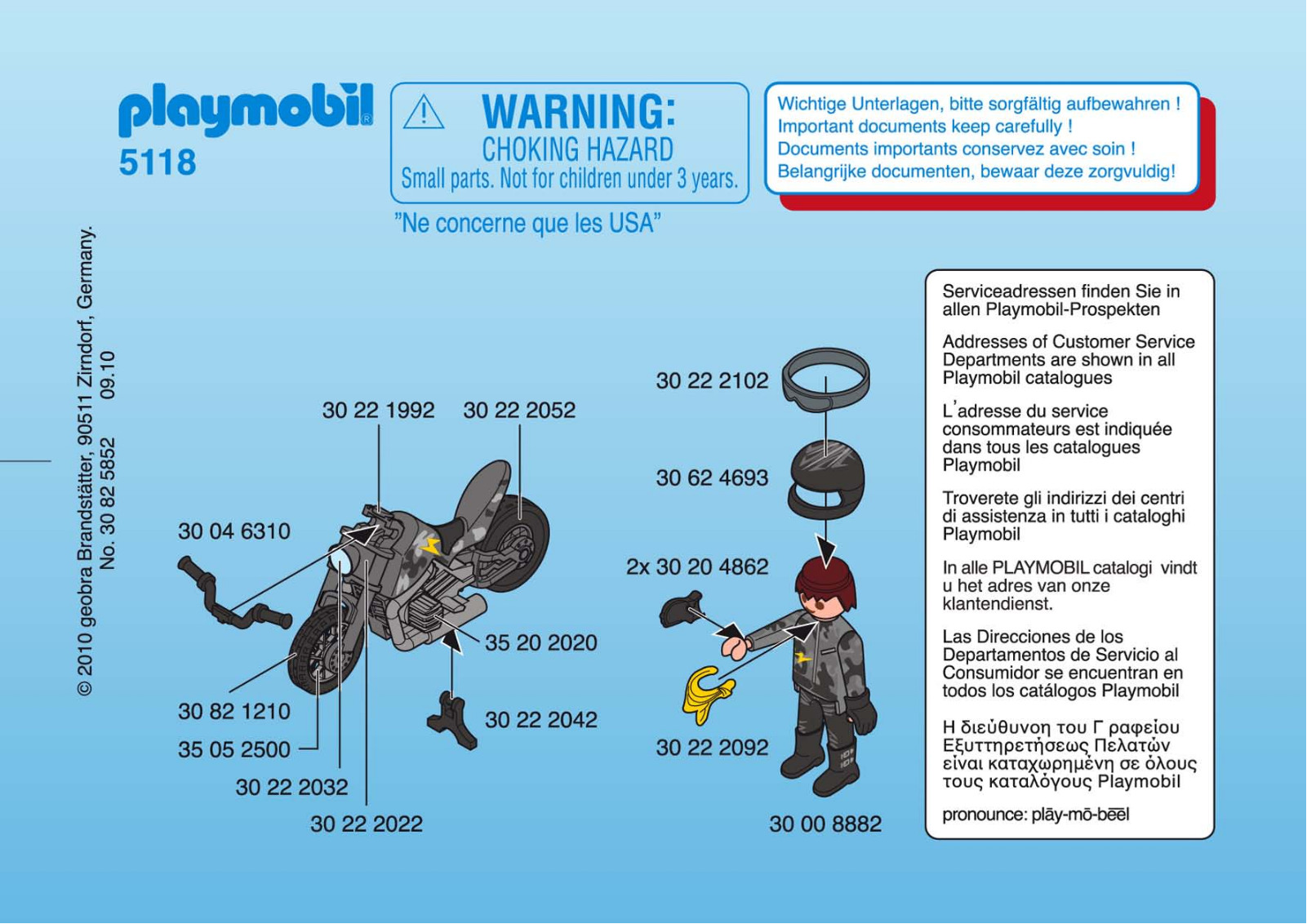 Playmobil 5118 Instructions