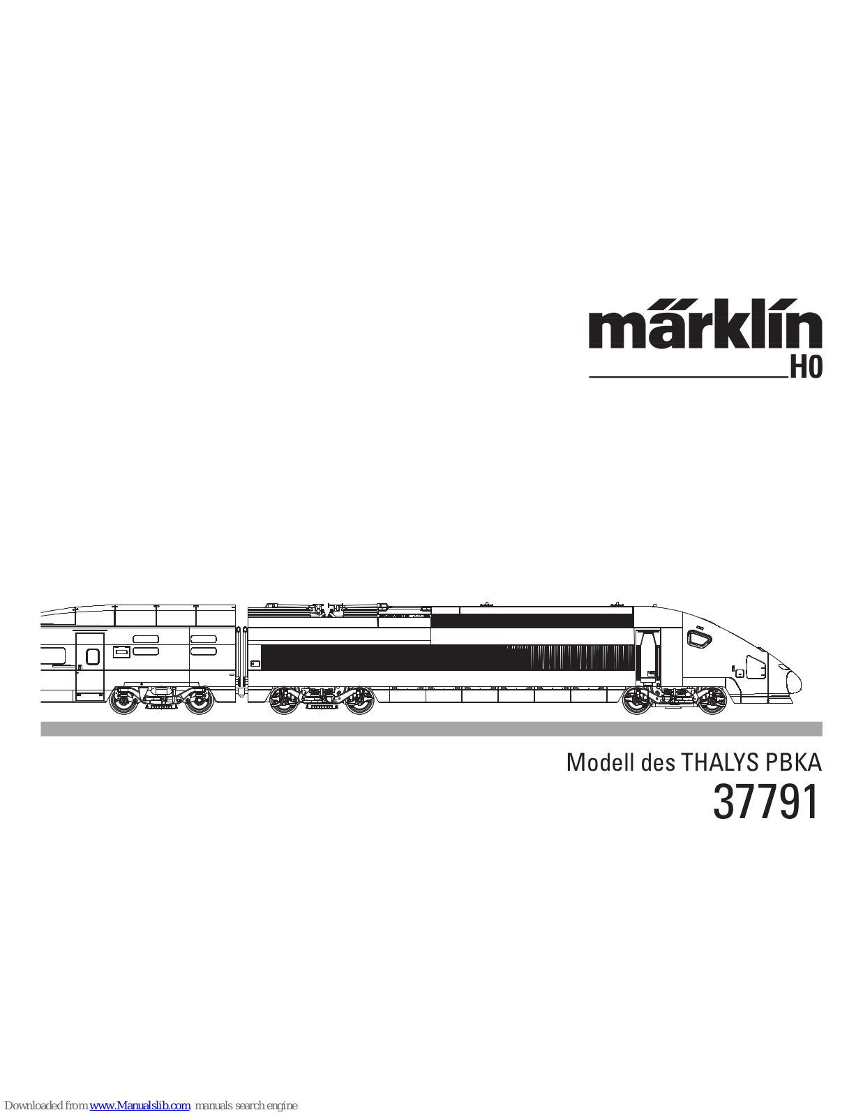 marklin 37791 User Manual - ManualMachine.com