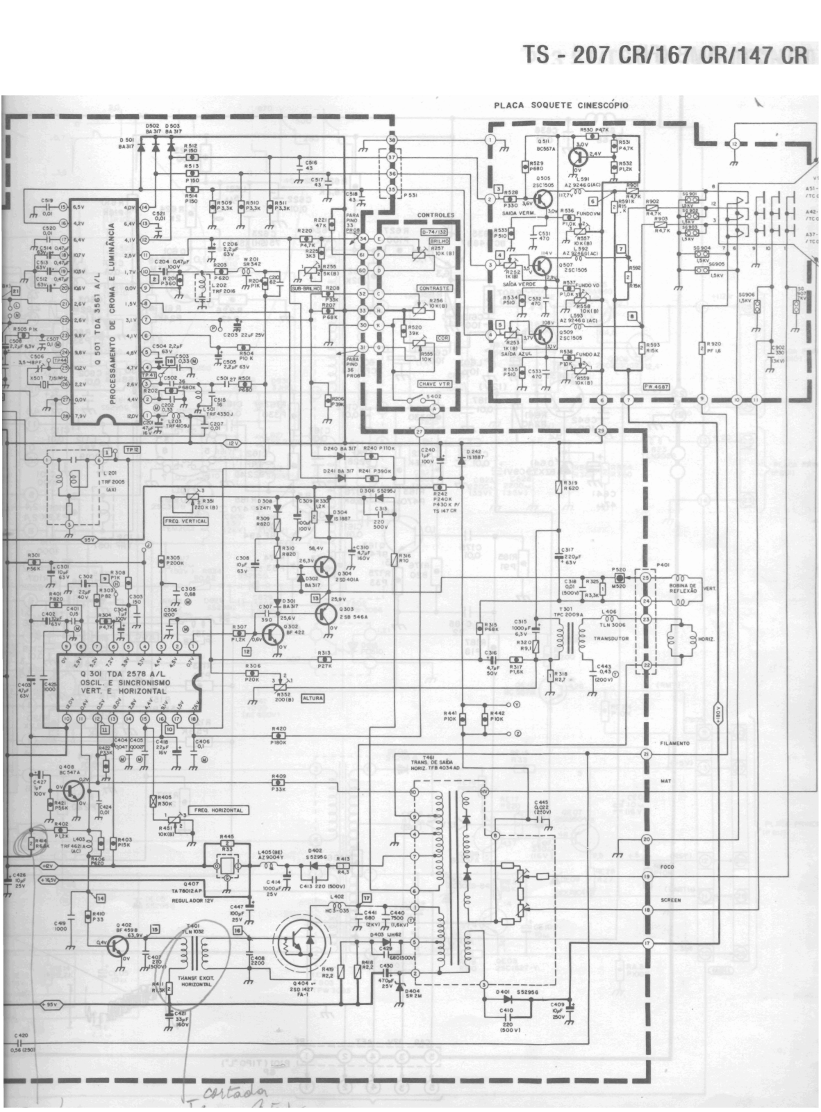 TOSHIBA TS207CR, TS167CR, TS147CR Service Manual