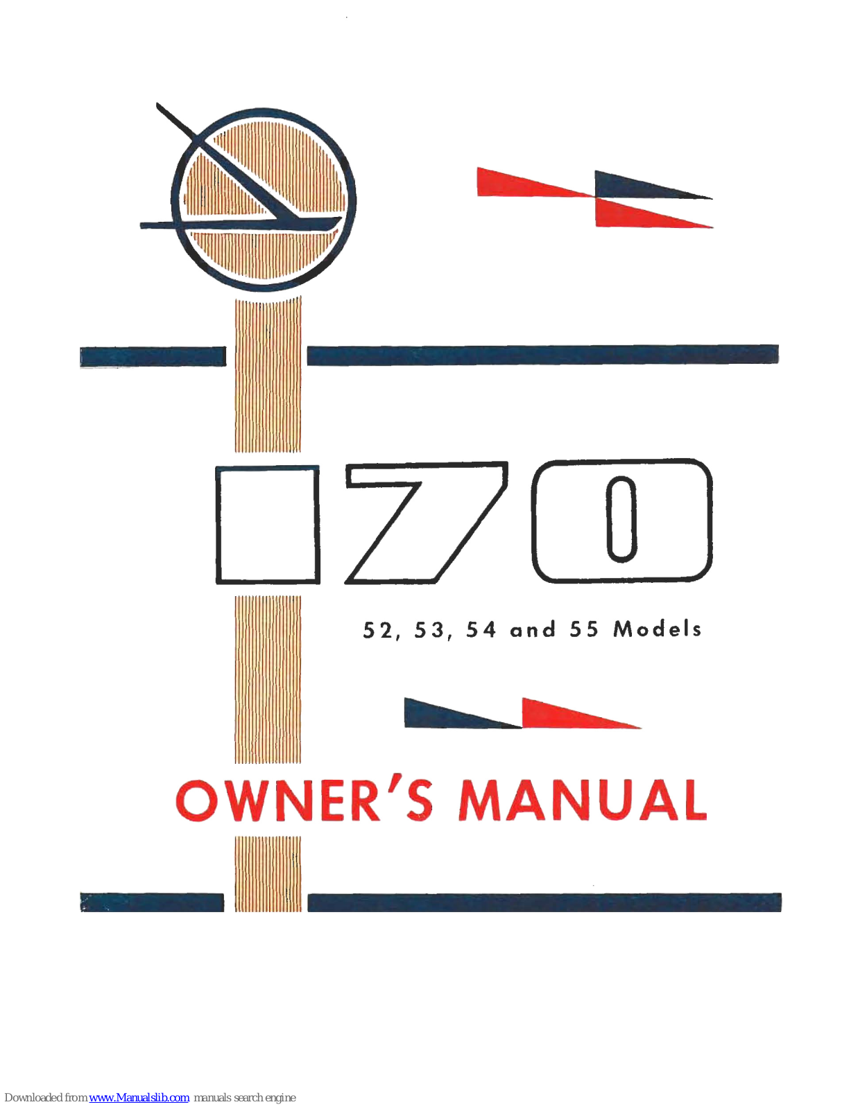 Cessna 170 52, 170 53, 170 54, 170 55 Owner's Manual