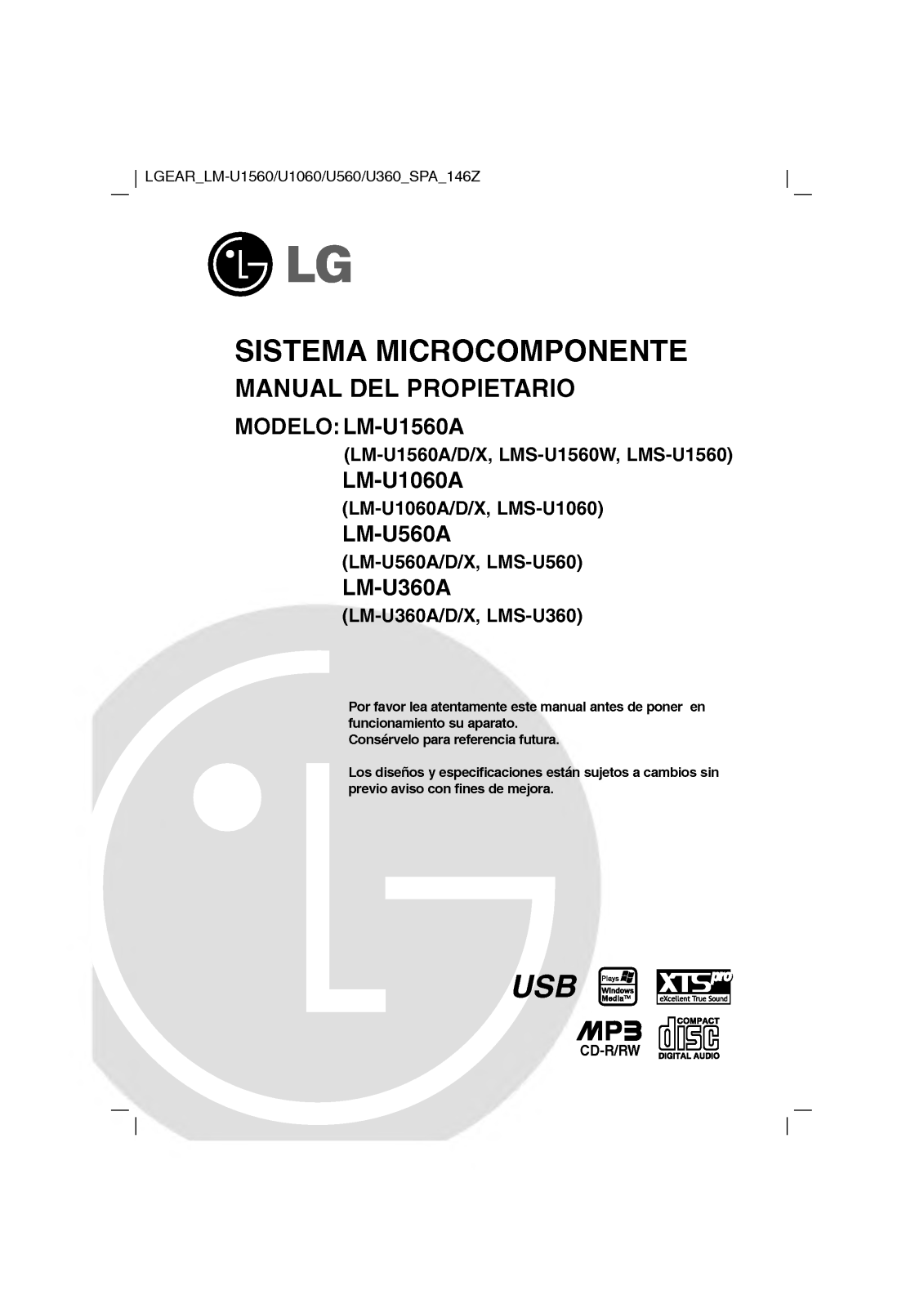 Lg LM-U560A User Manual