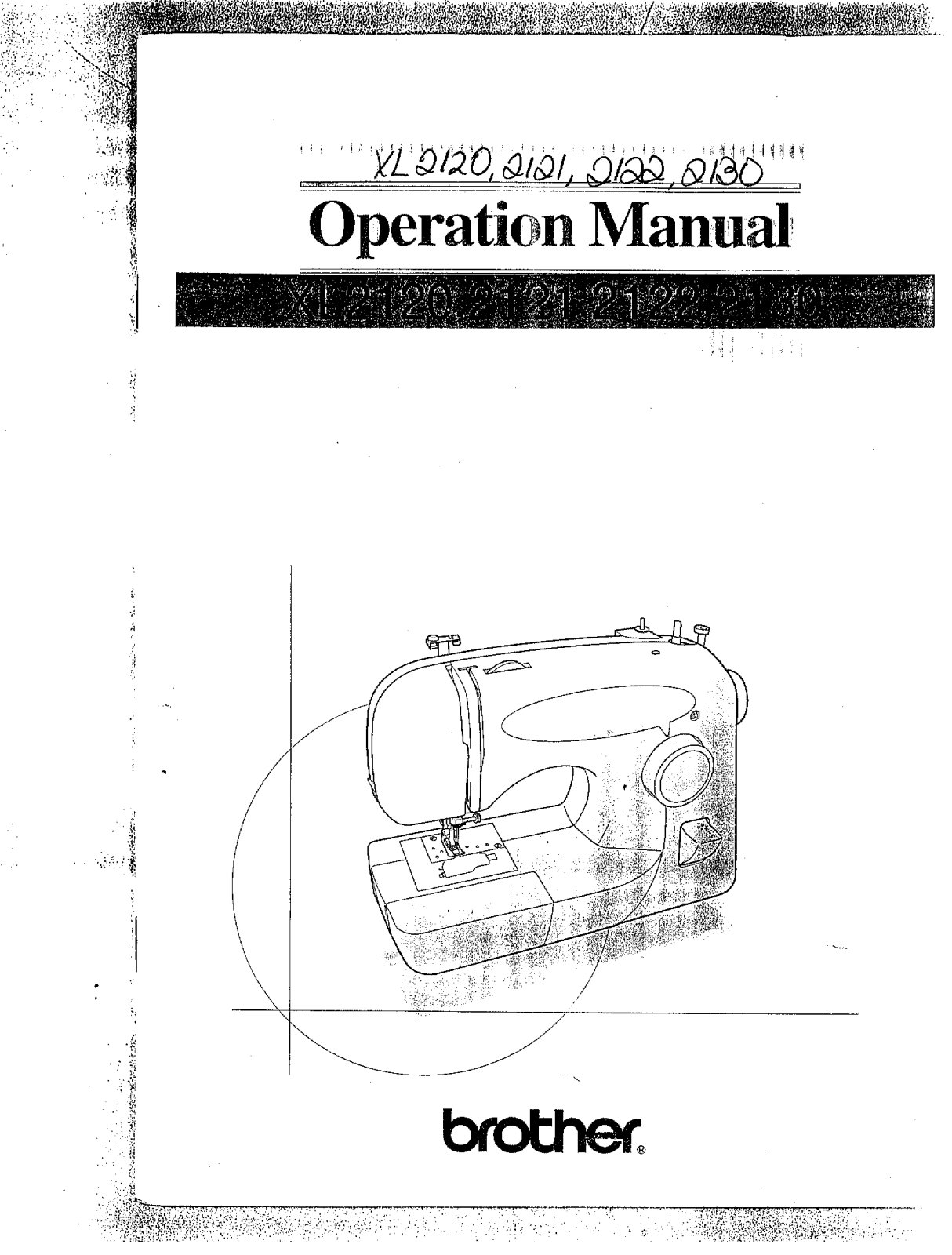 Brother XL-2122 Owner's Manual