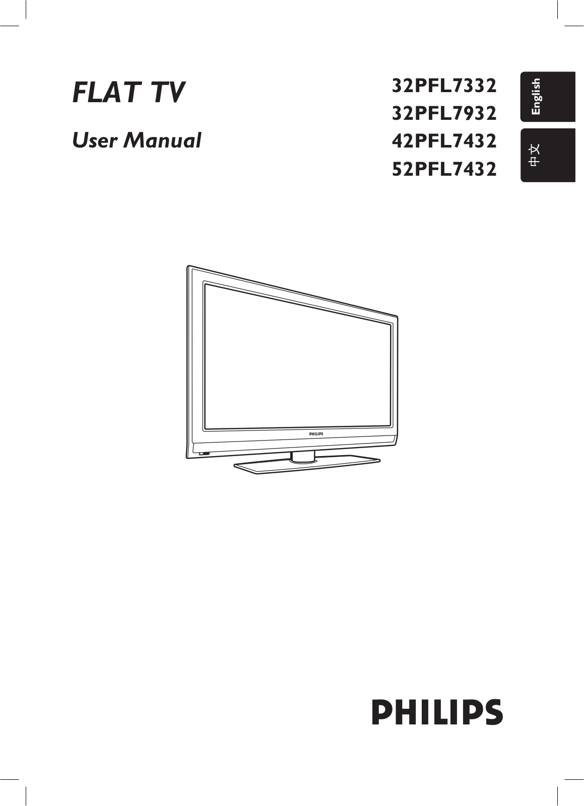 PHILIPS 52PFL7432, 42PFL7432, 32PFL7932, 32PFL7332 User Manual