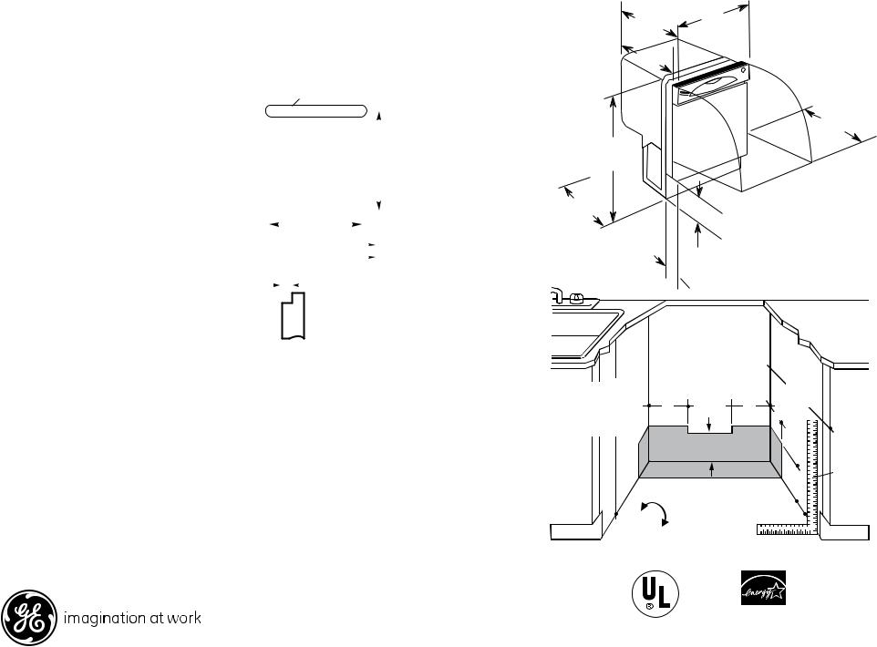 GE GLD5708V, GLD5768V Specification