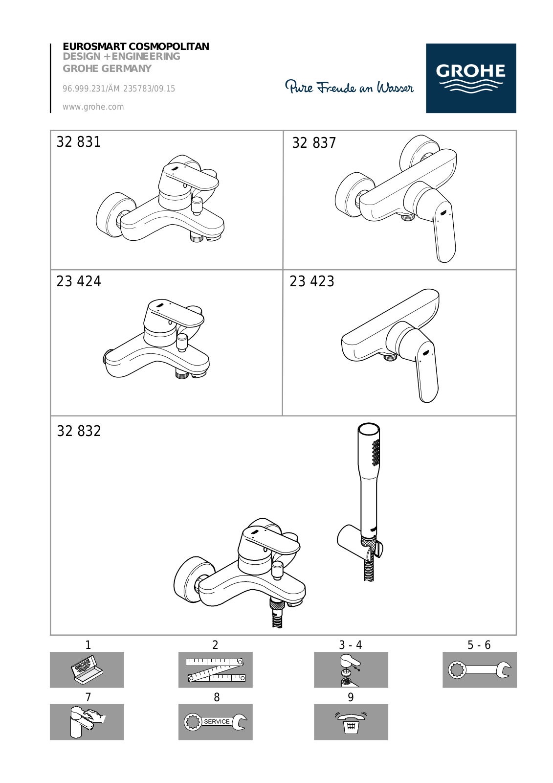 GROHE 32831 User Manual