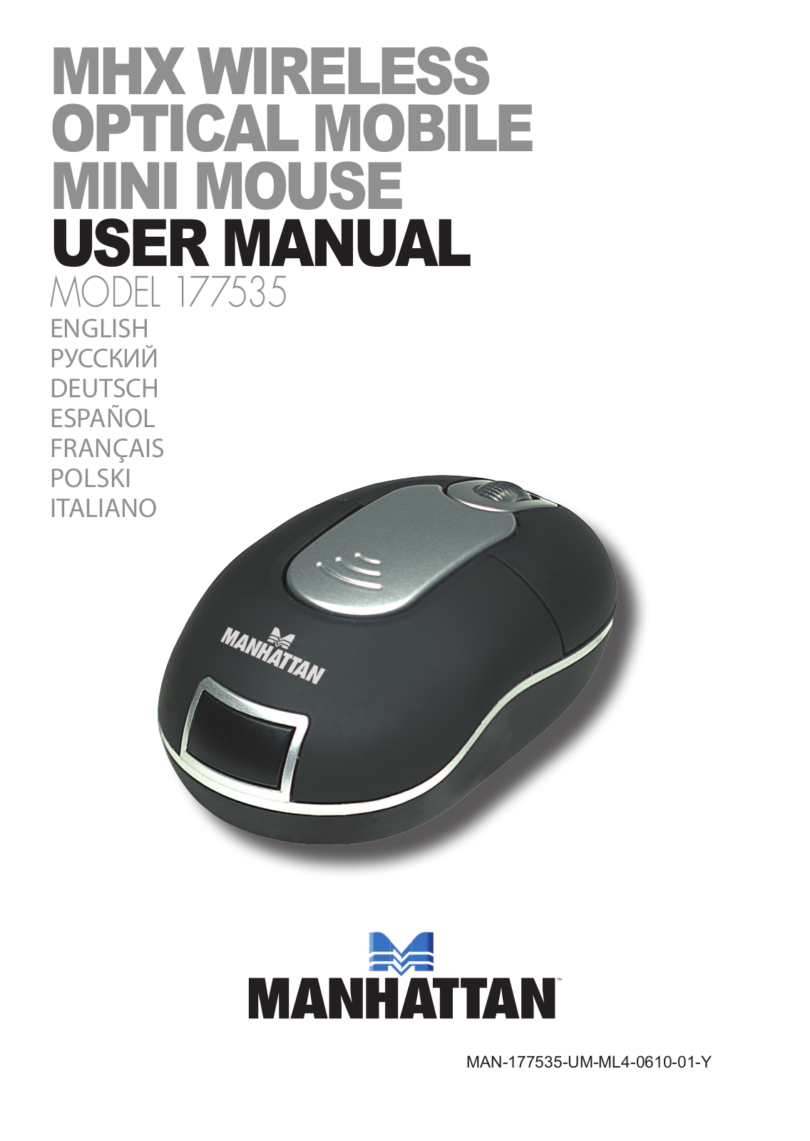 Manhattan 177535 MHX User Manual