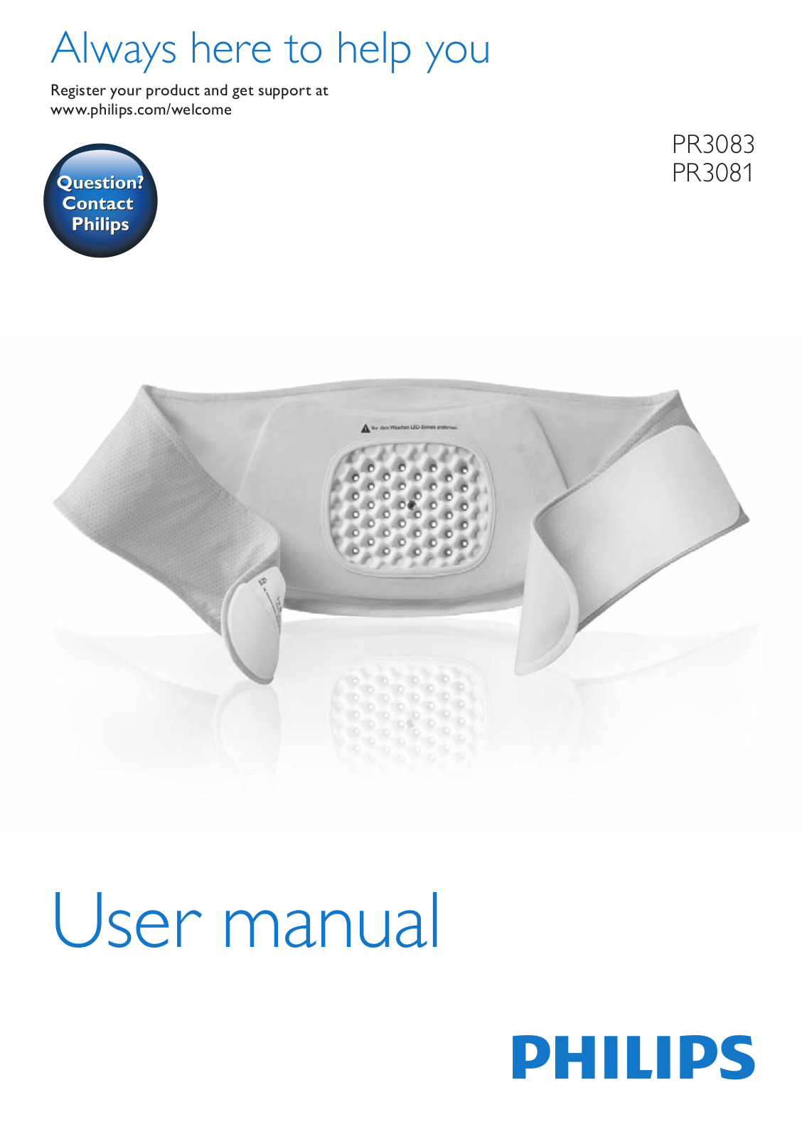 Philips PR3082/00 user manual - ManualMachine.com