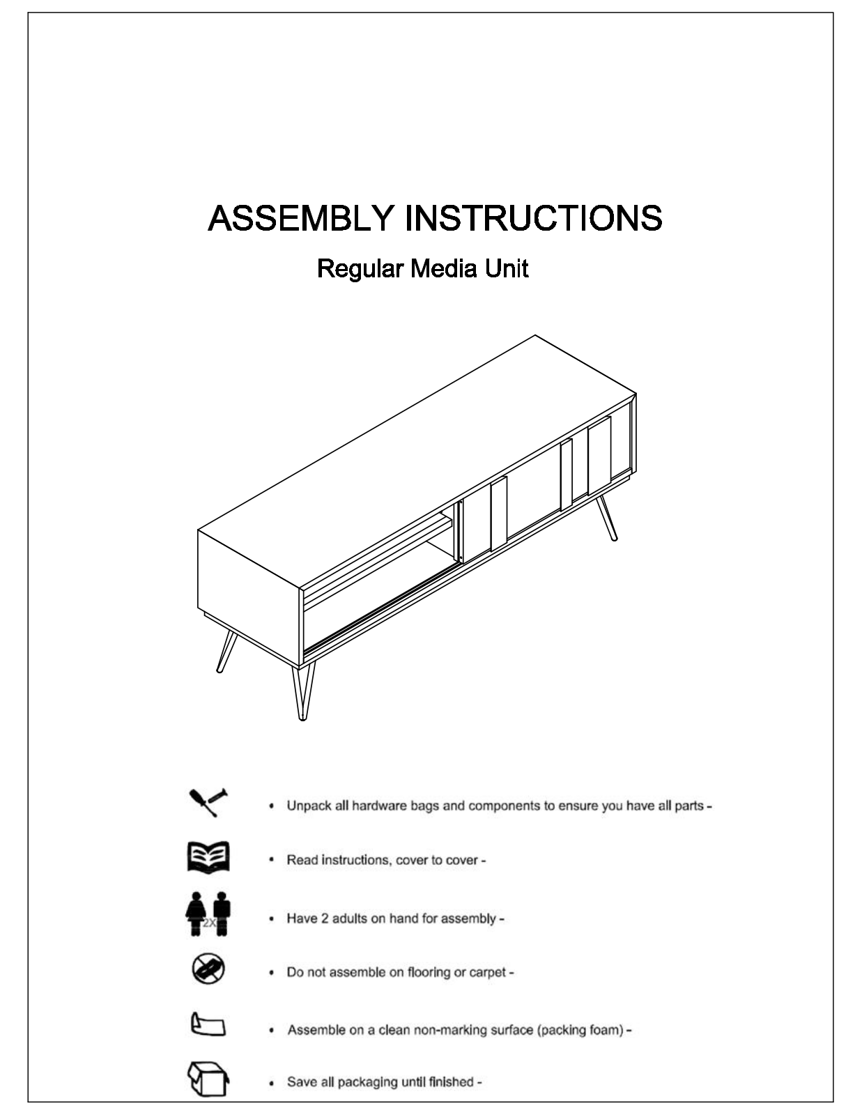 Foundry Select FNDS2503 Assembly Instructions - ManualMachine.com